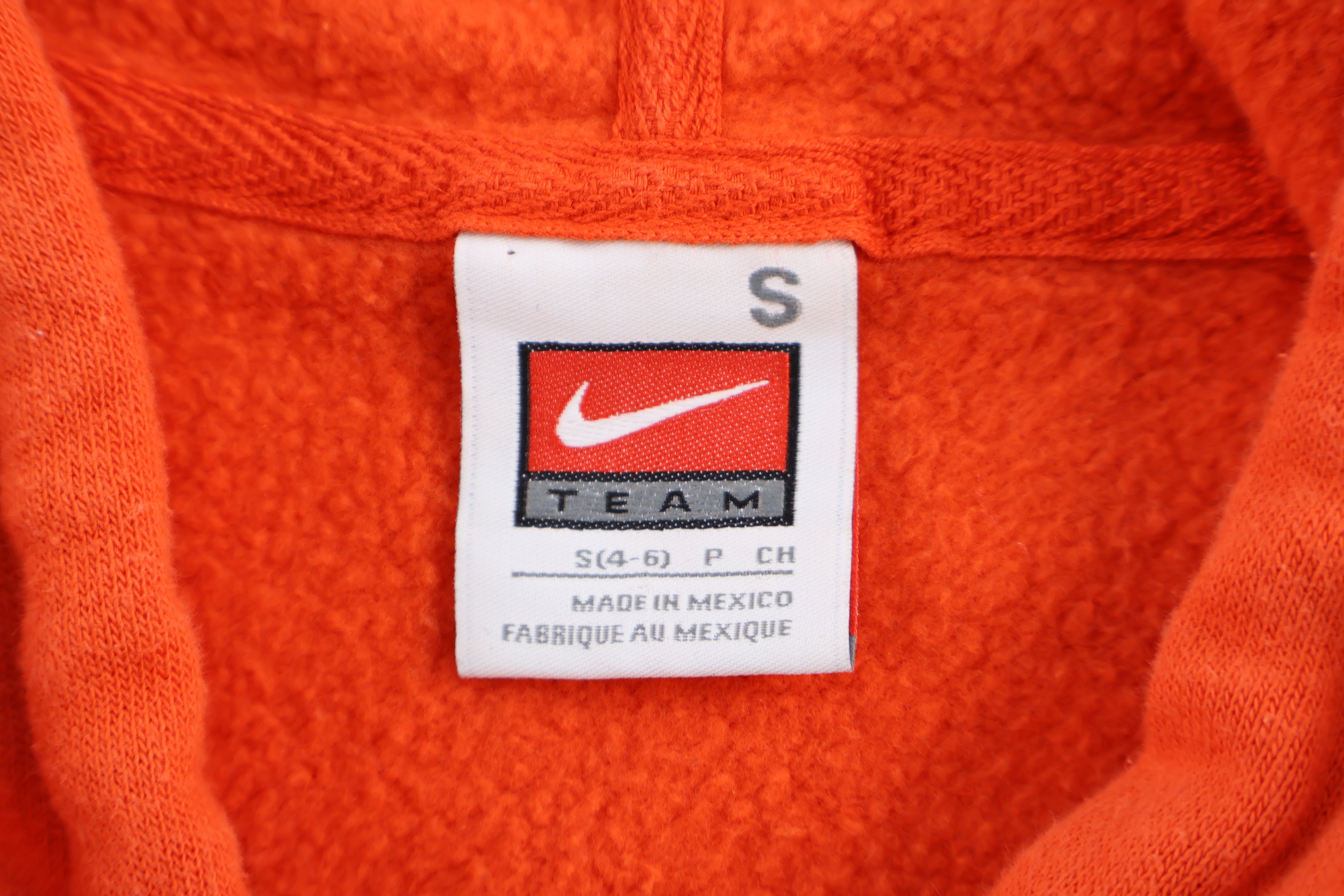 Women's Nike Team Center Swoosh Orange Pullover Hoodie