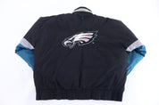 90's Philadelphia Eagles Football Reversible Puffer Jacket