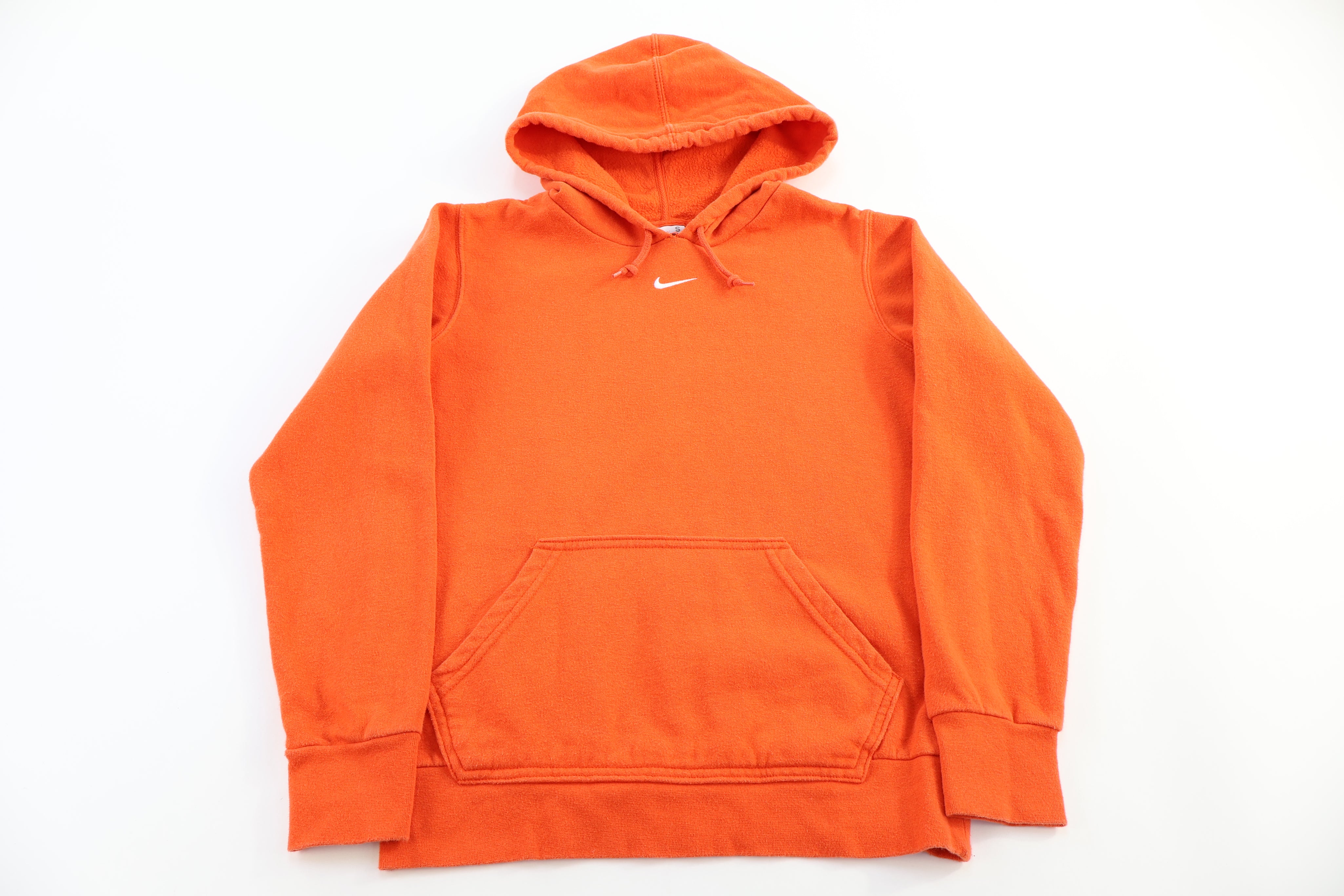 Women's Nike Team Center Swoosh Orange Pullover Hoodie