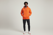 Women's Nike Team Center Swoosh Orange Pullover Hoodie