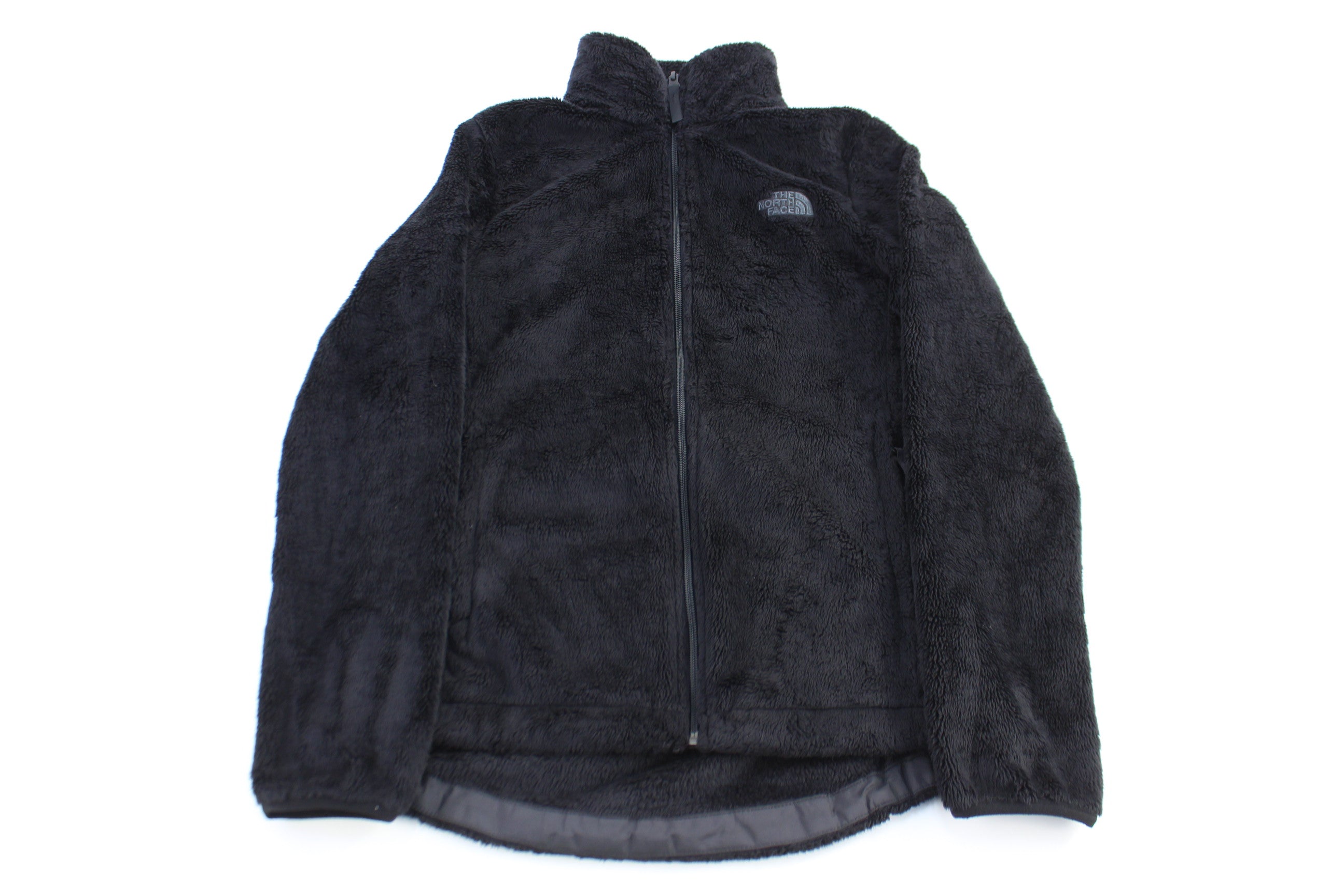 Women's The North Face Embroidered Logo Black Full Zip Jacket