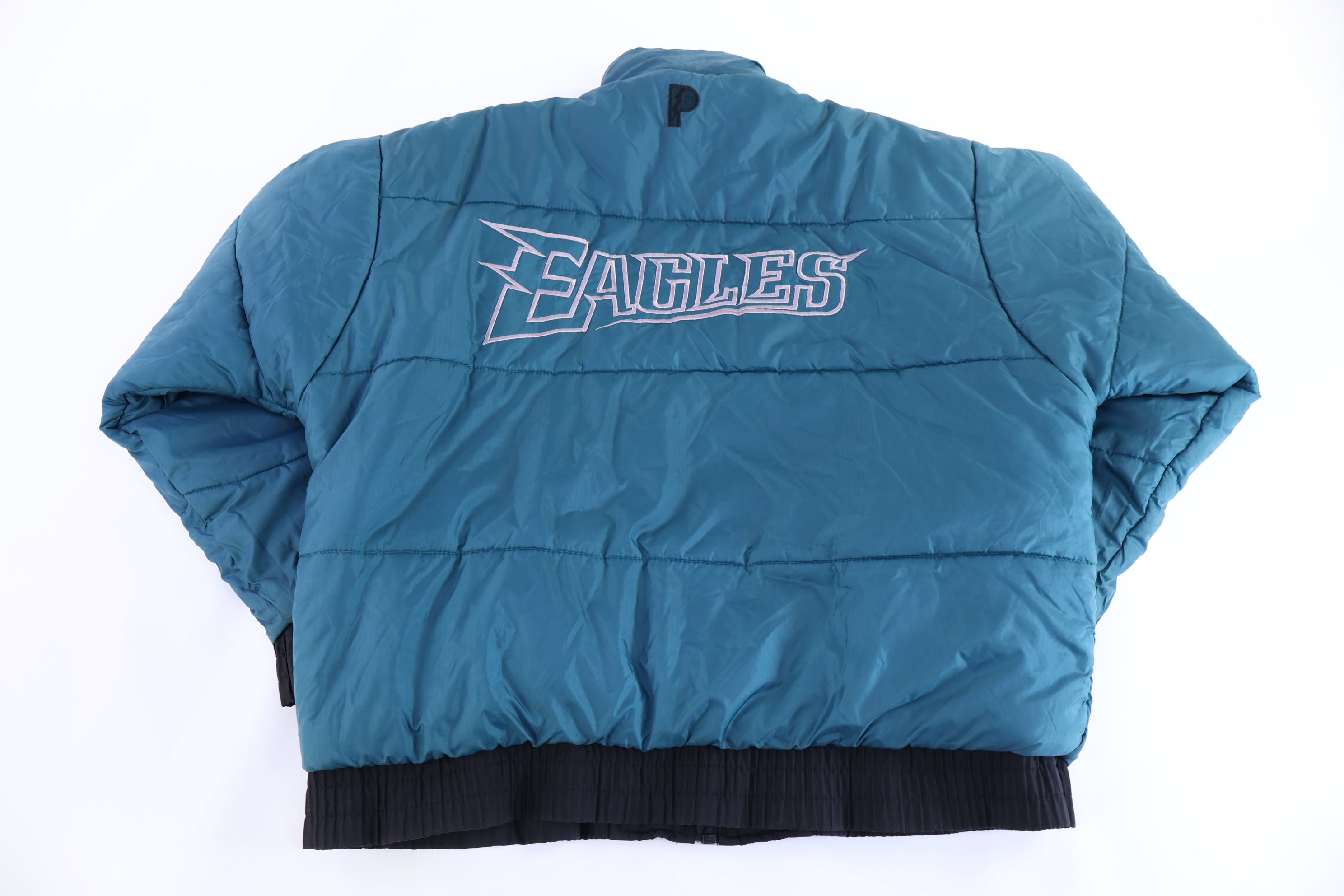 90's Philadelphia Eagles Football Reversible Puffer Jacket