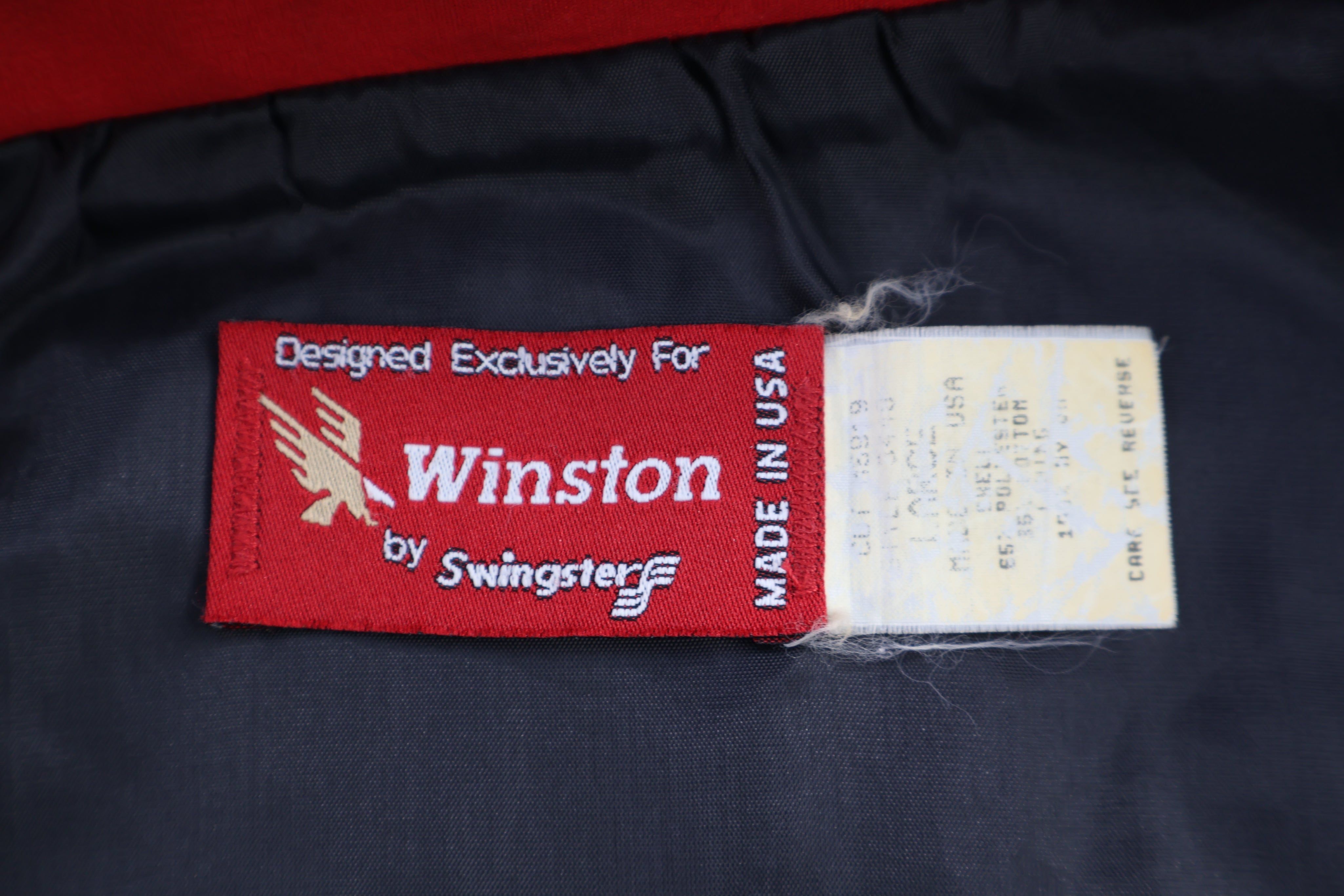 Vintage Winston Racing Full Zip Jacket