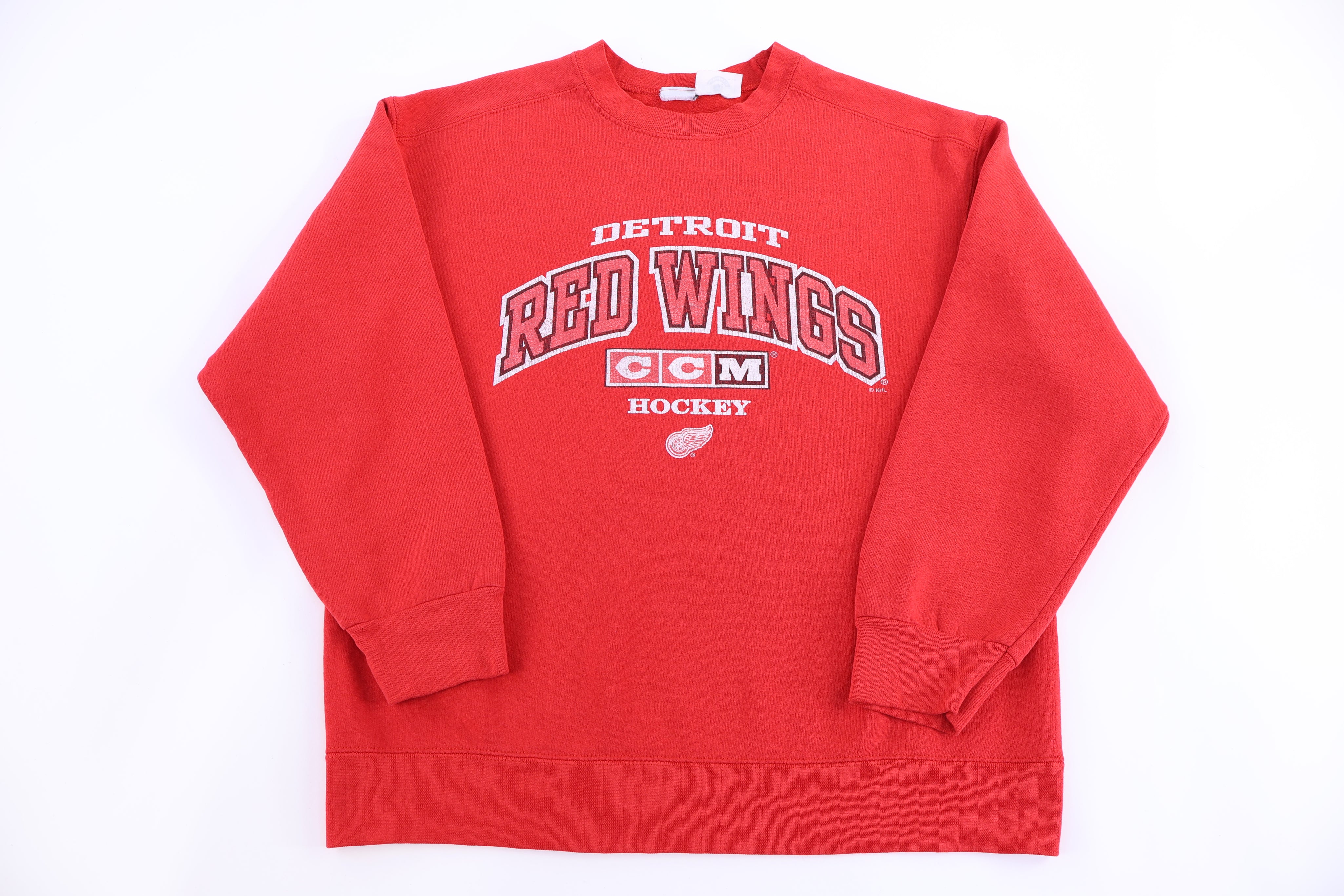 90's Detroit Red Wings Hockey Sweatshirt