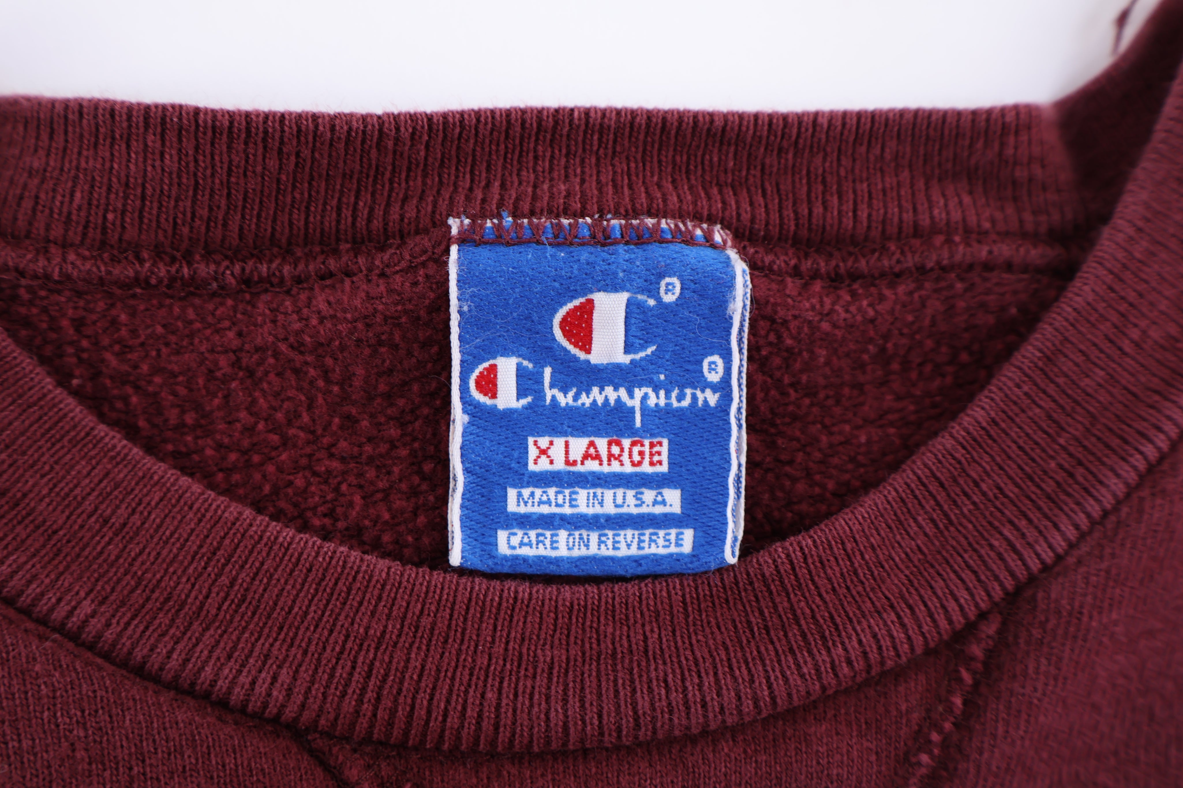 90's Champion Boston College Embroidered Sweatshirt