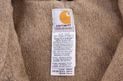 Women's Carhartt Logo Patch Tan full Zip Vest