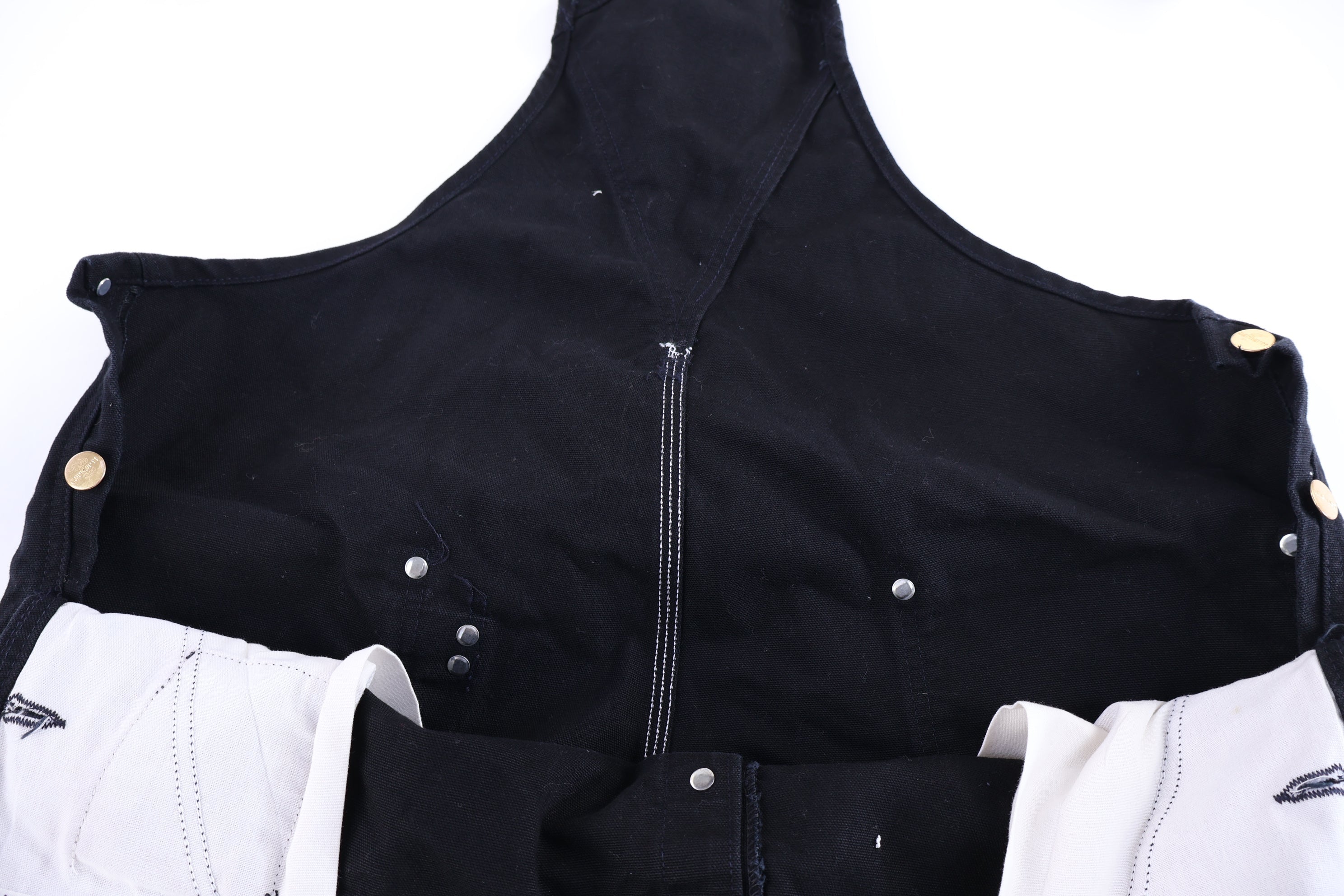 Carhartt Logo Patch Black Overalls