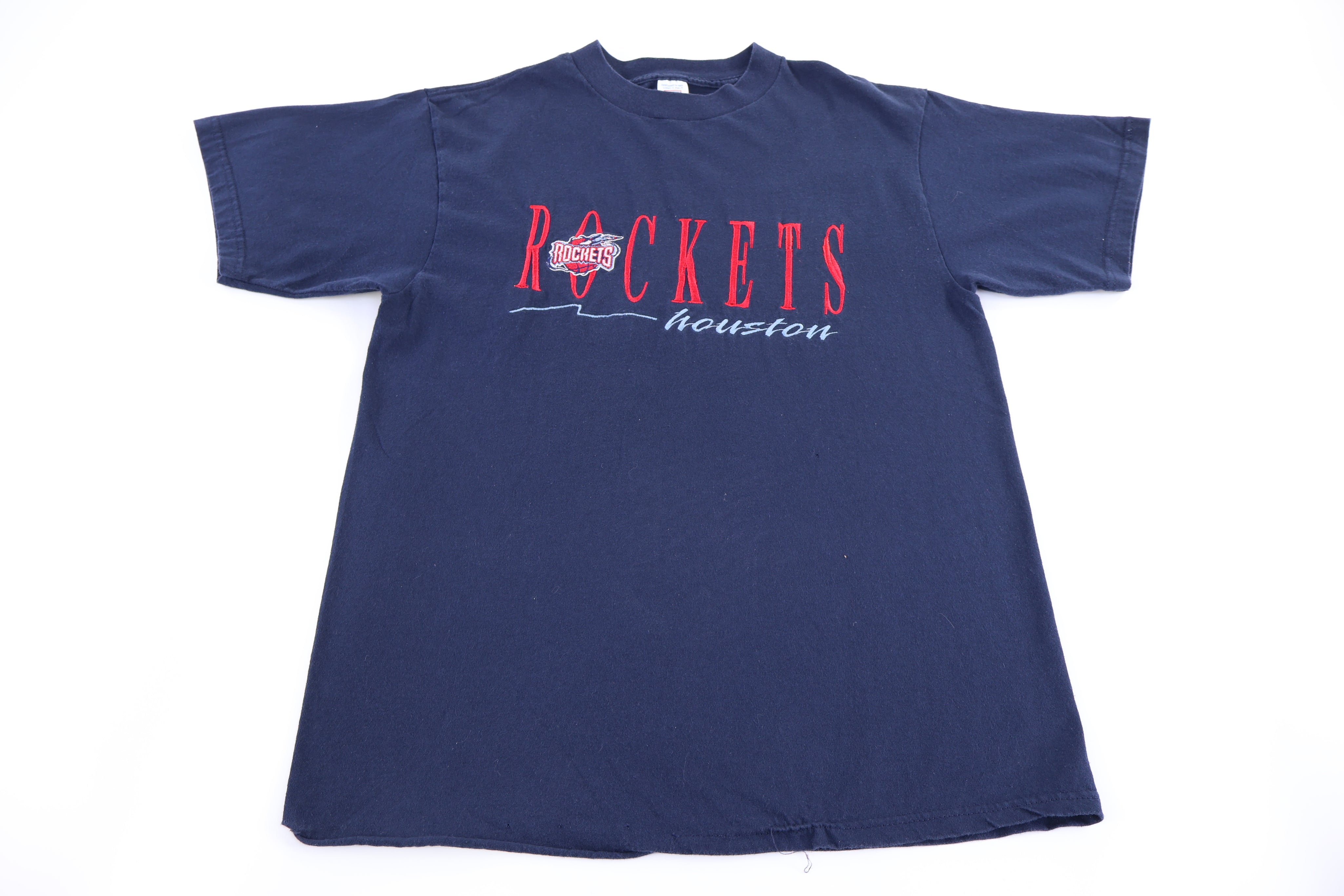 90's Houston Rockets Basketball Embroidered T-shirt