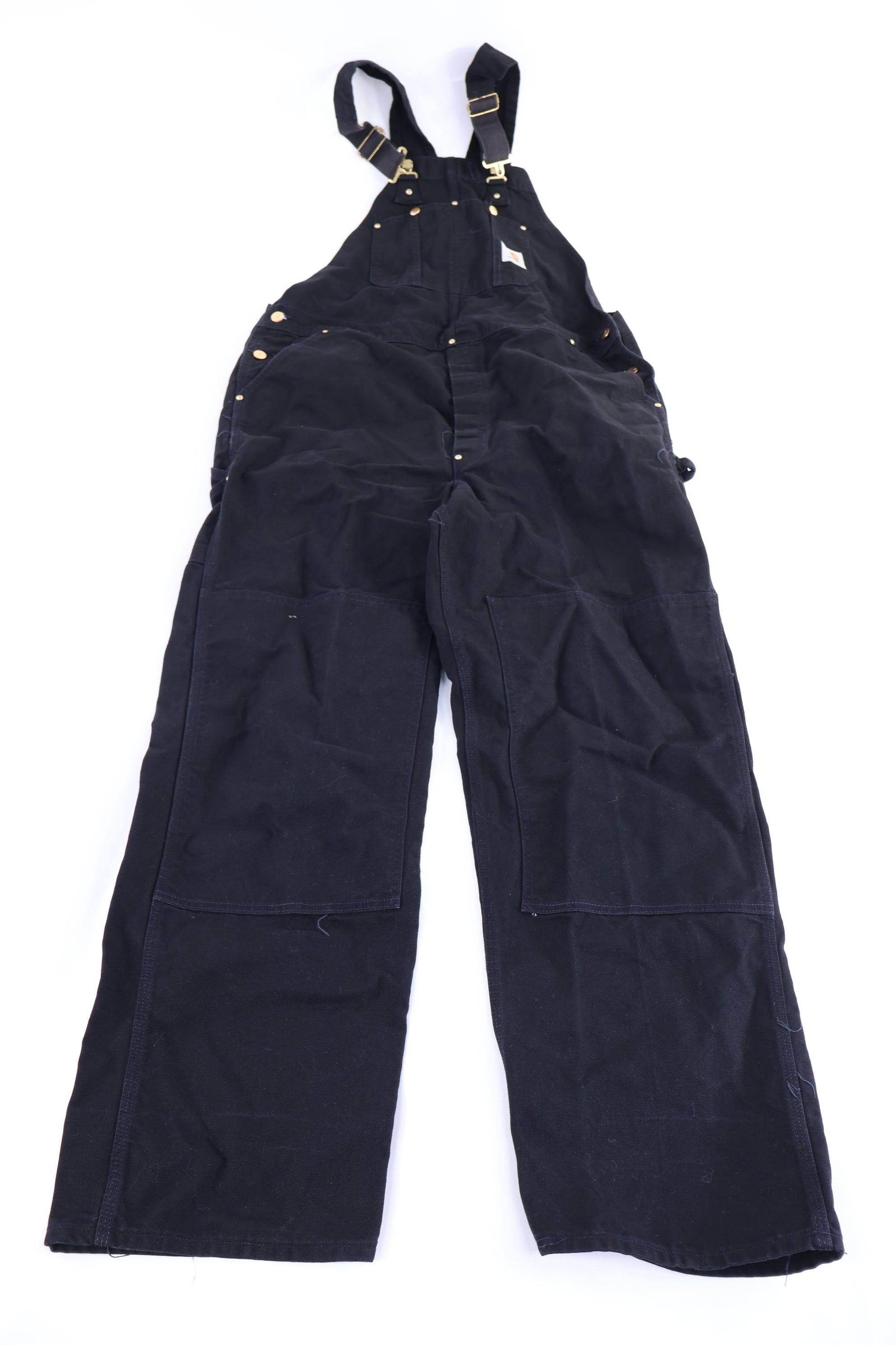 Carhartt Logo Patch Black Overalls