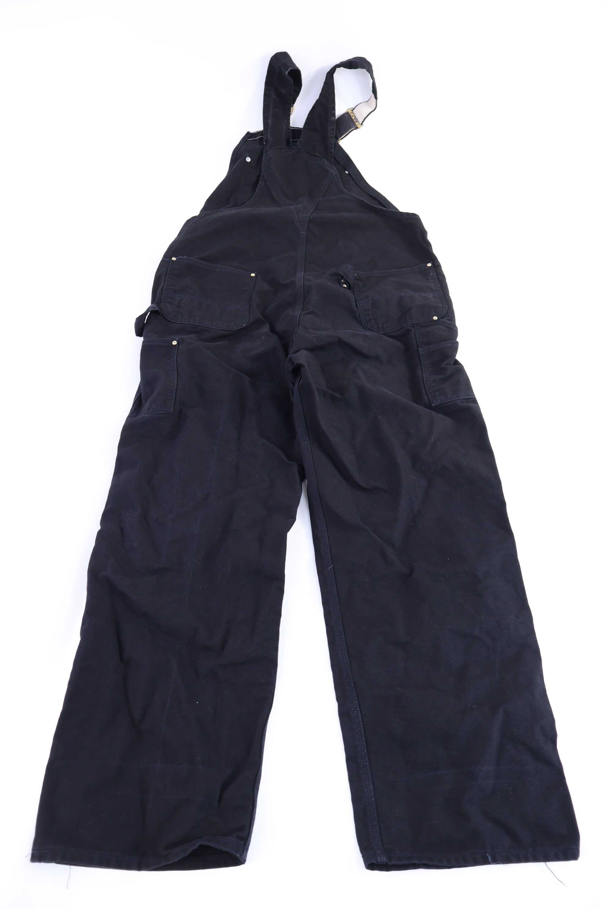 Carhartt Logo Patch Black Overalls