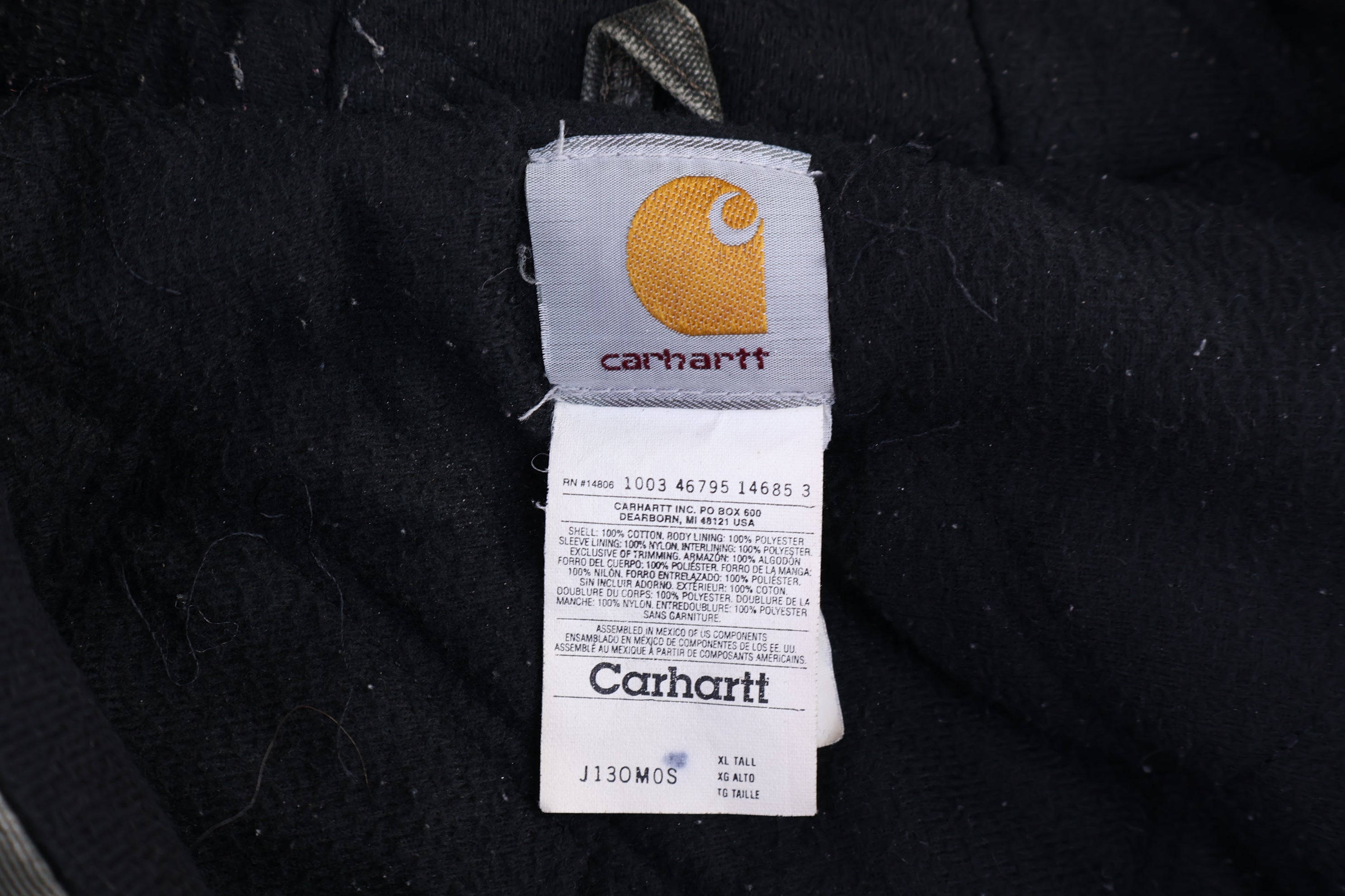Carhartt Logo Patch Green Full Zip Jacket