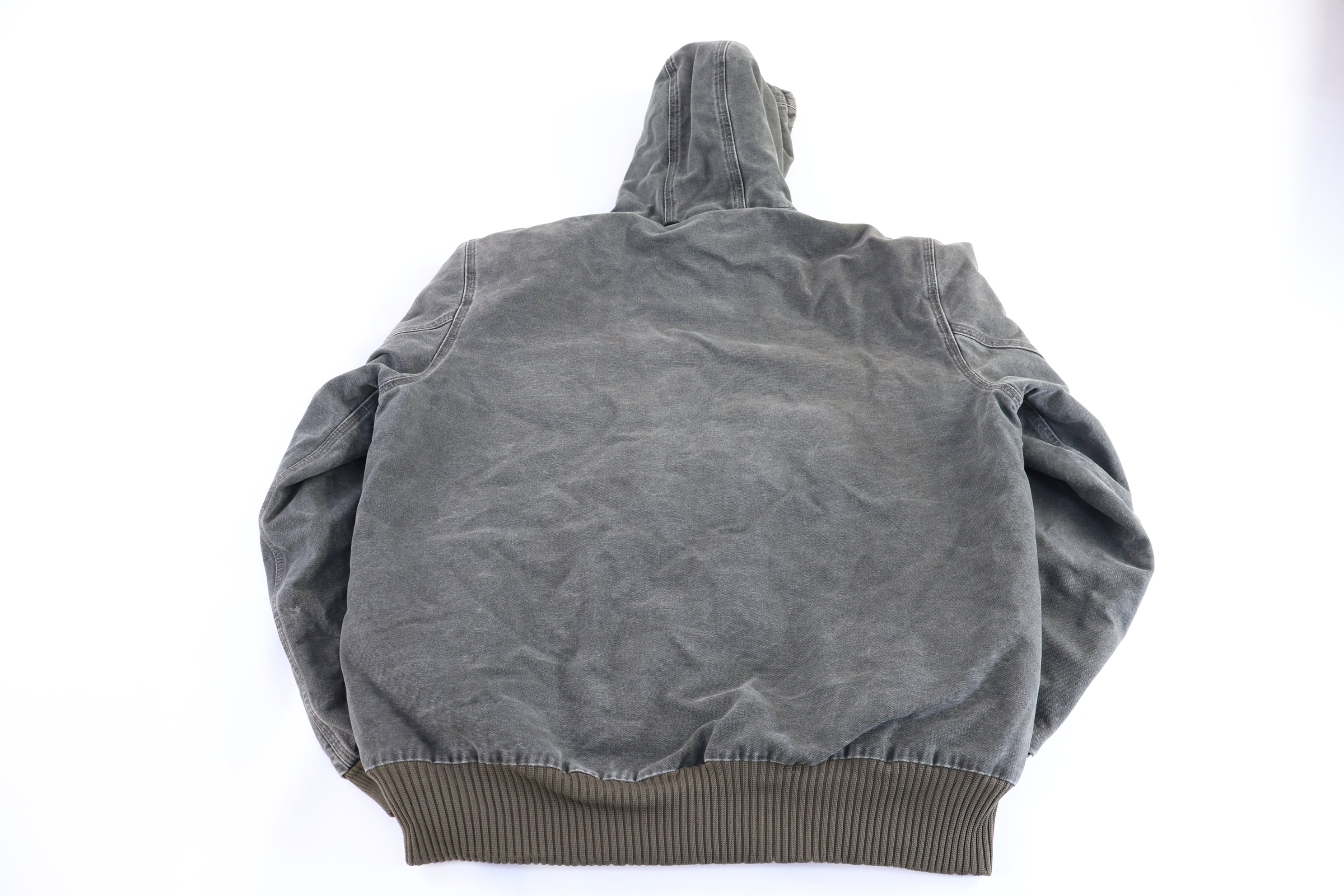 Carhartt Logo Patch Green Full Zip Jacket