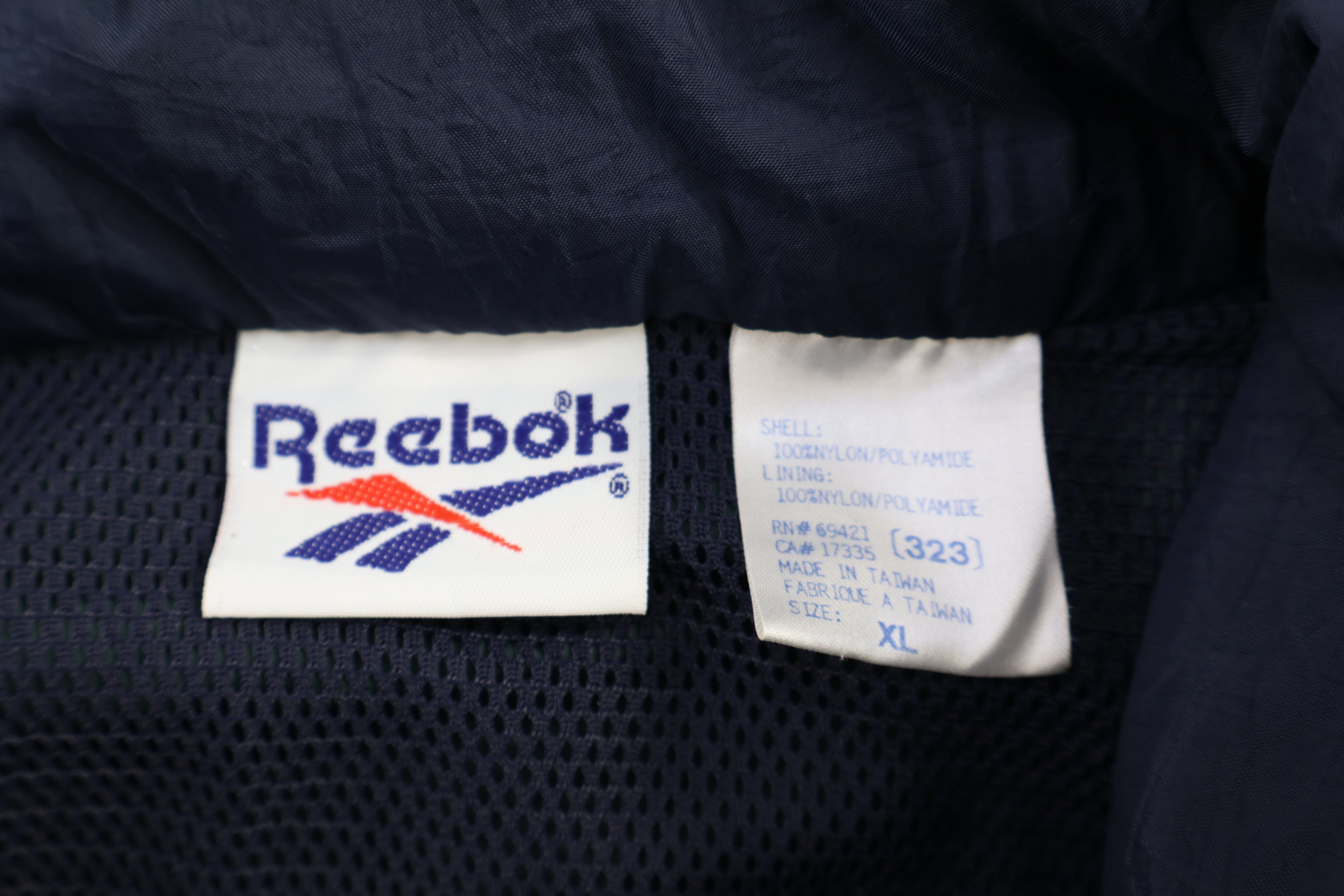 Vintage Reebok Full Zip Windbreaker