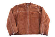 Vintage Wilsons Leather Brown Full Zip Leather Jacket