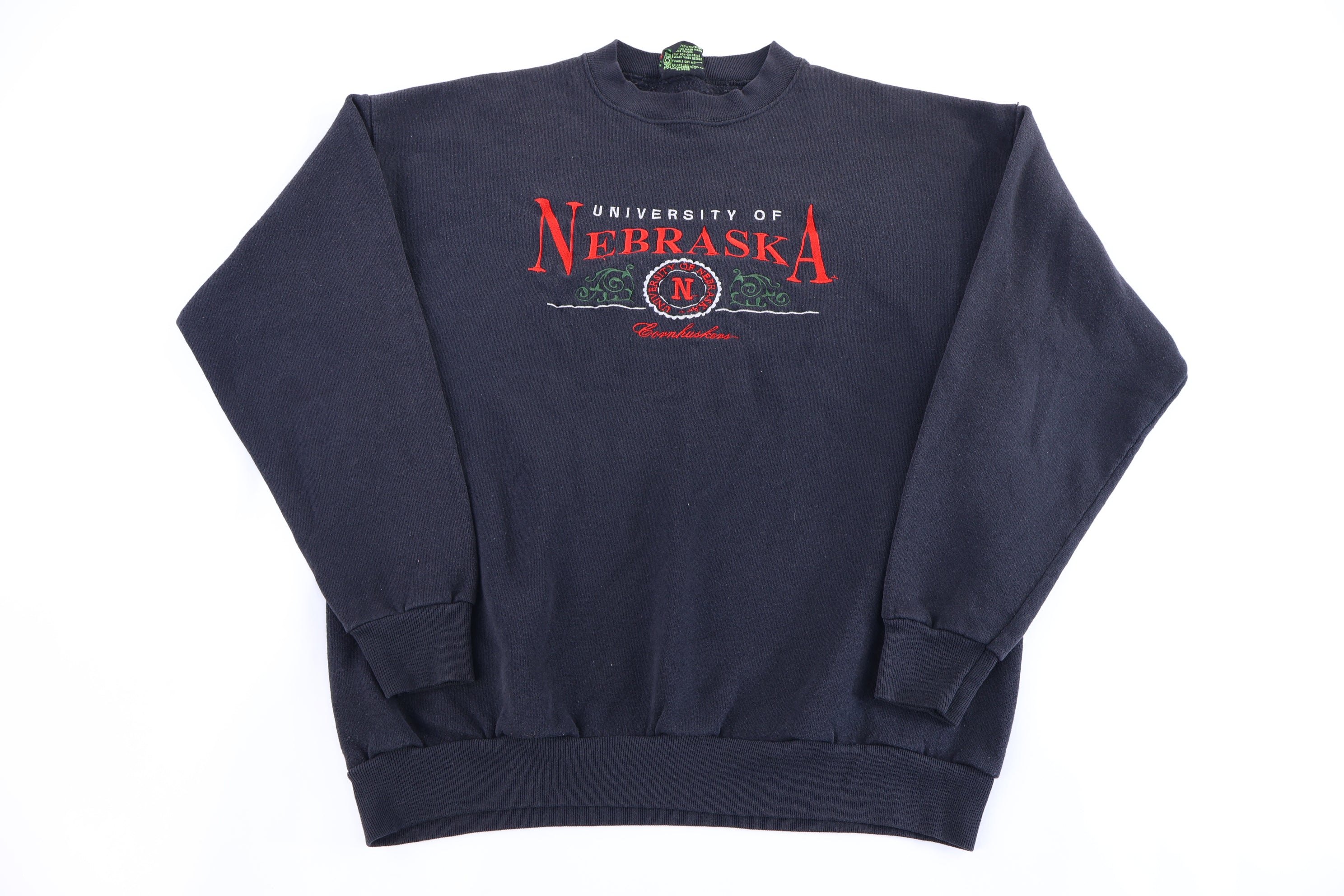 90's University of Nebraska Embroidered Sweatshirt