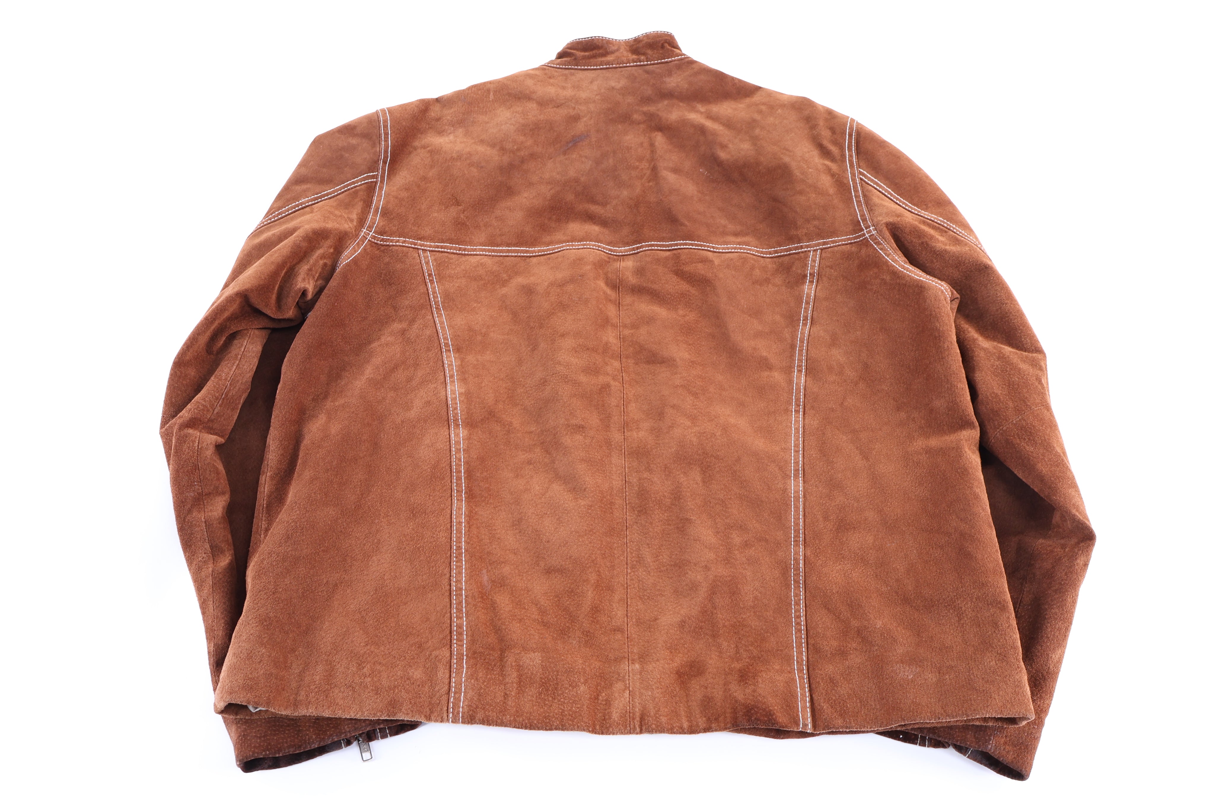 Vintage Wilsons Leather Brown Full Zip Leather Jacket