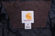 Carhartt Logo Patch Brown Full Zip Jacket