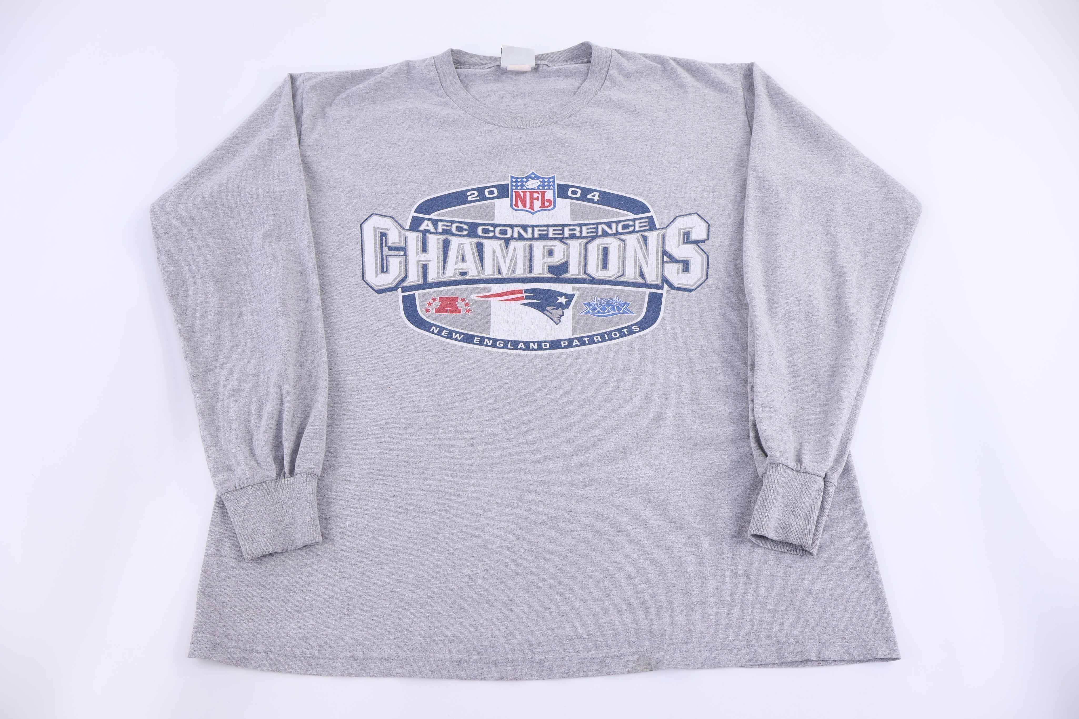 2004 New England Patriots AFC Conference Champs LS T-shirt