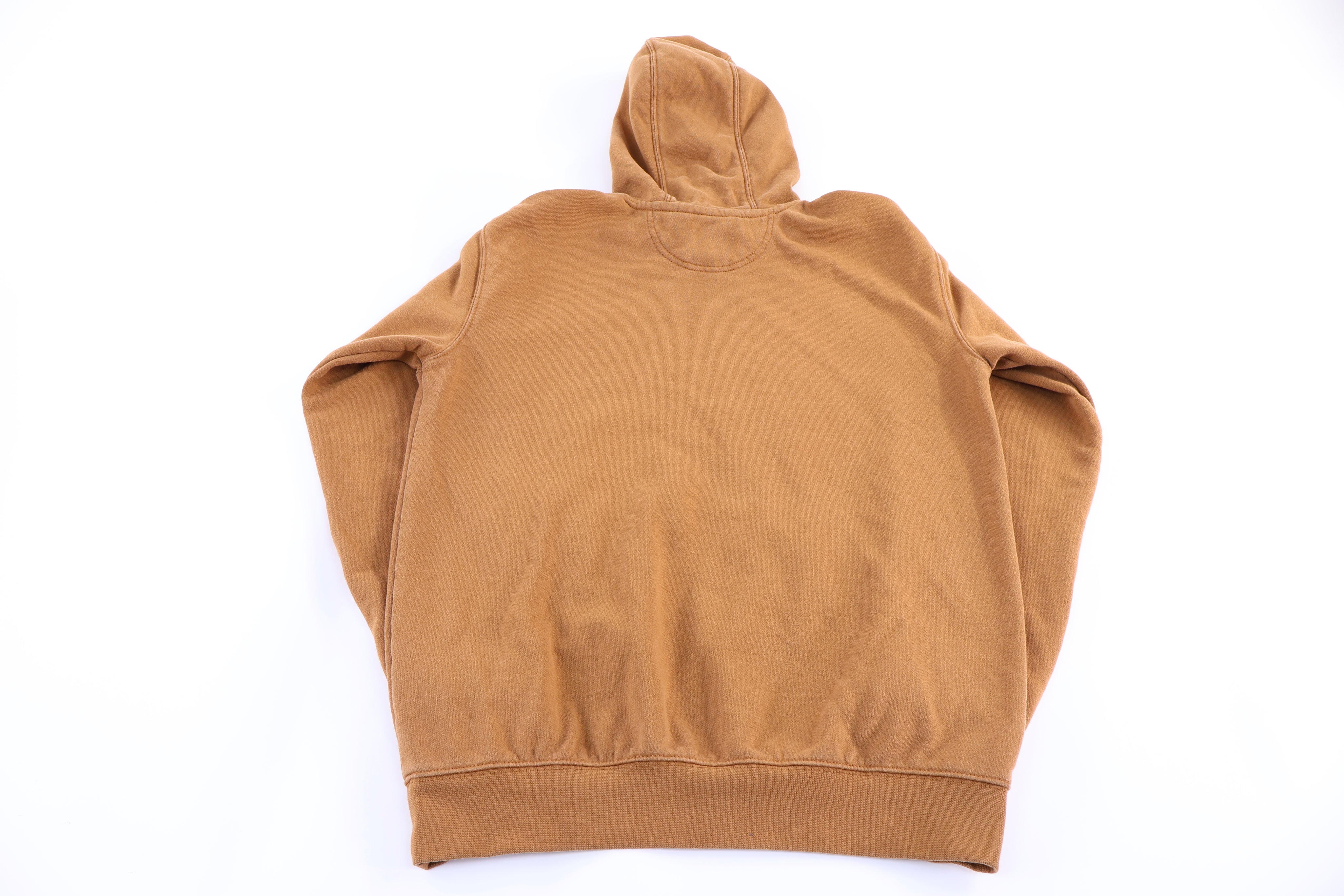Carhartt Logo Patch Rust Orange Pullover Hoodie