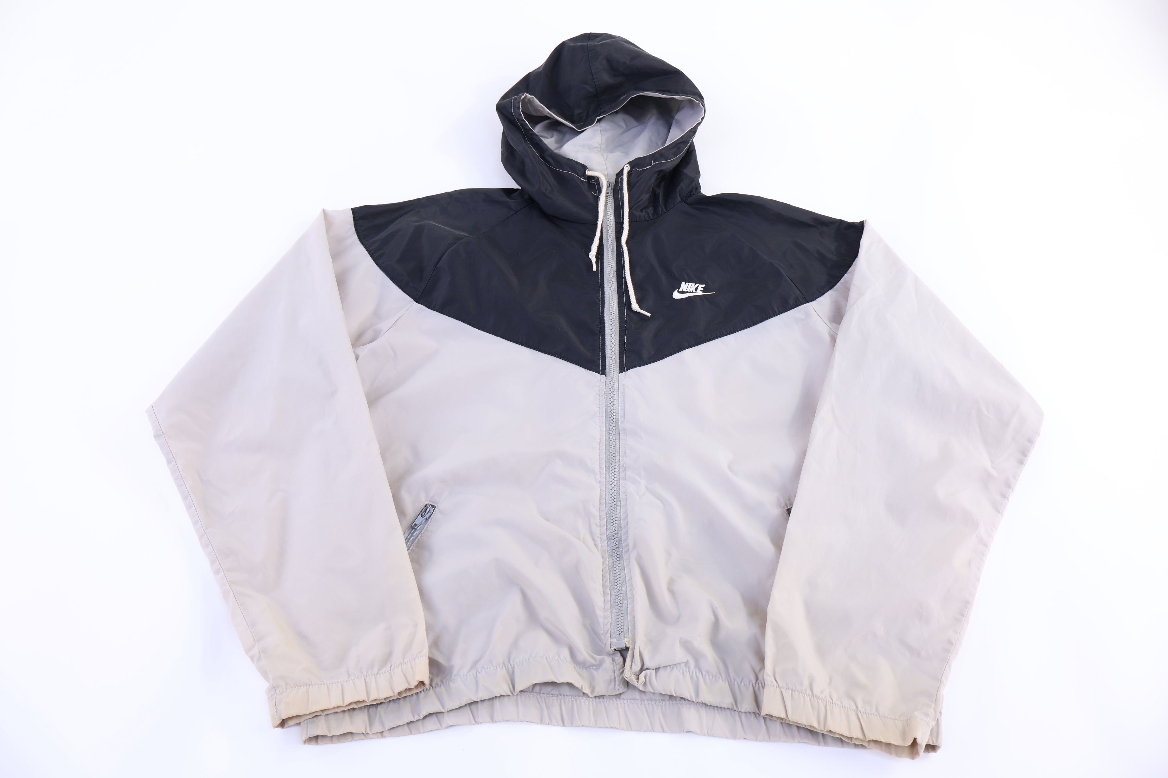 90's Nike Embroidered Logo Full Zip Windbreaker