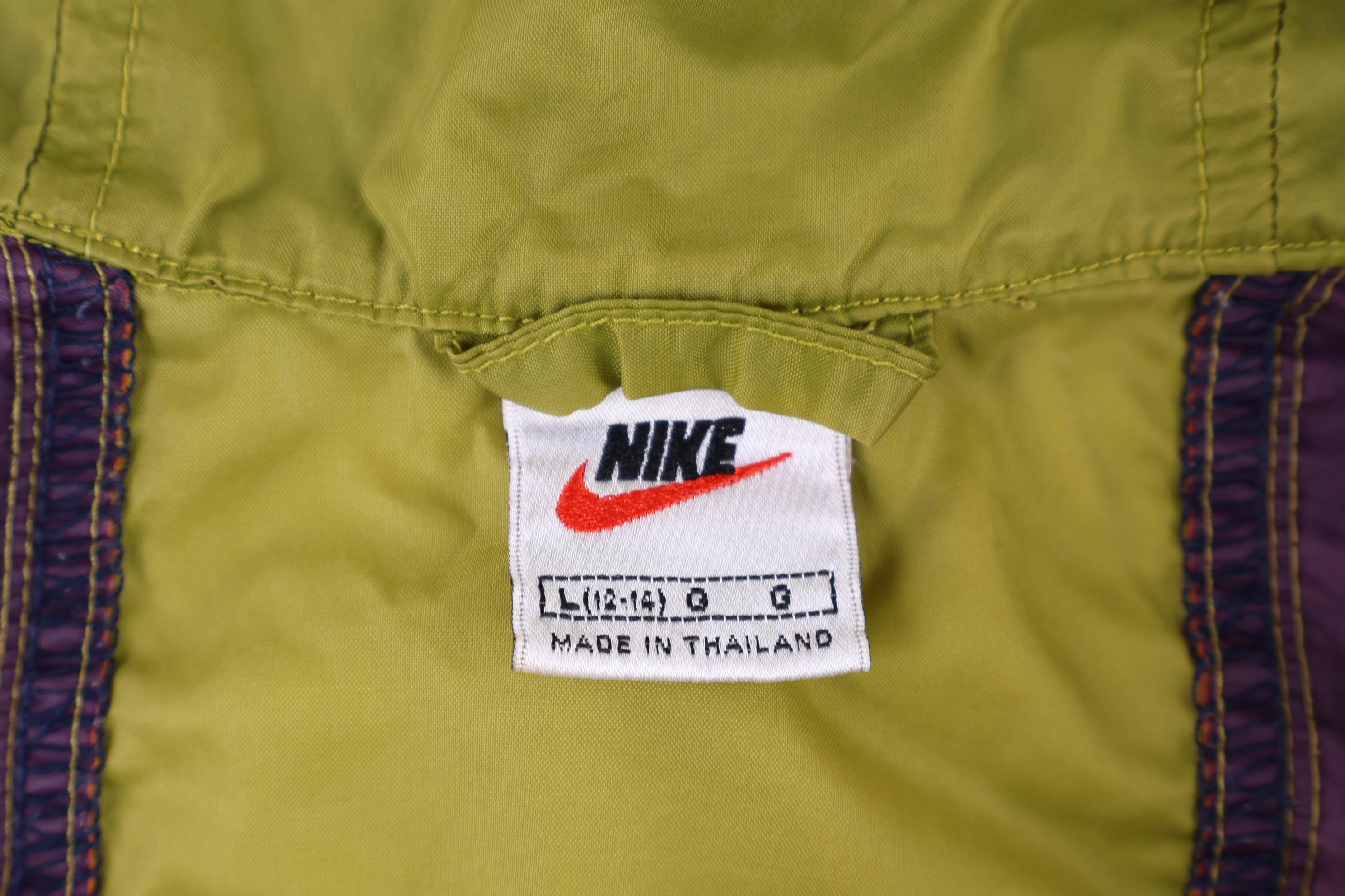 Women's 90's Nike Multicolor Full Zip Windbreaker