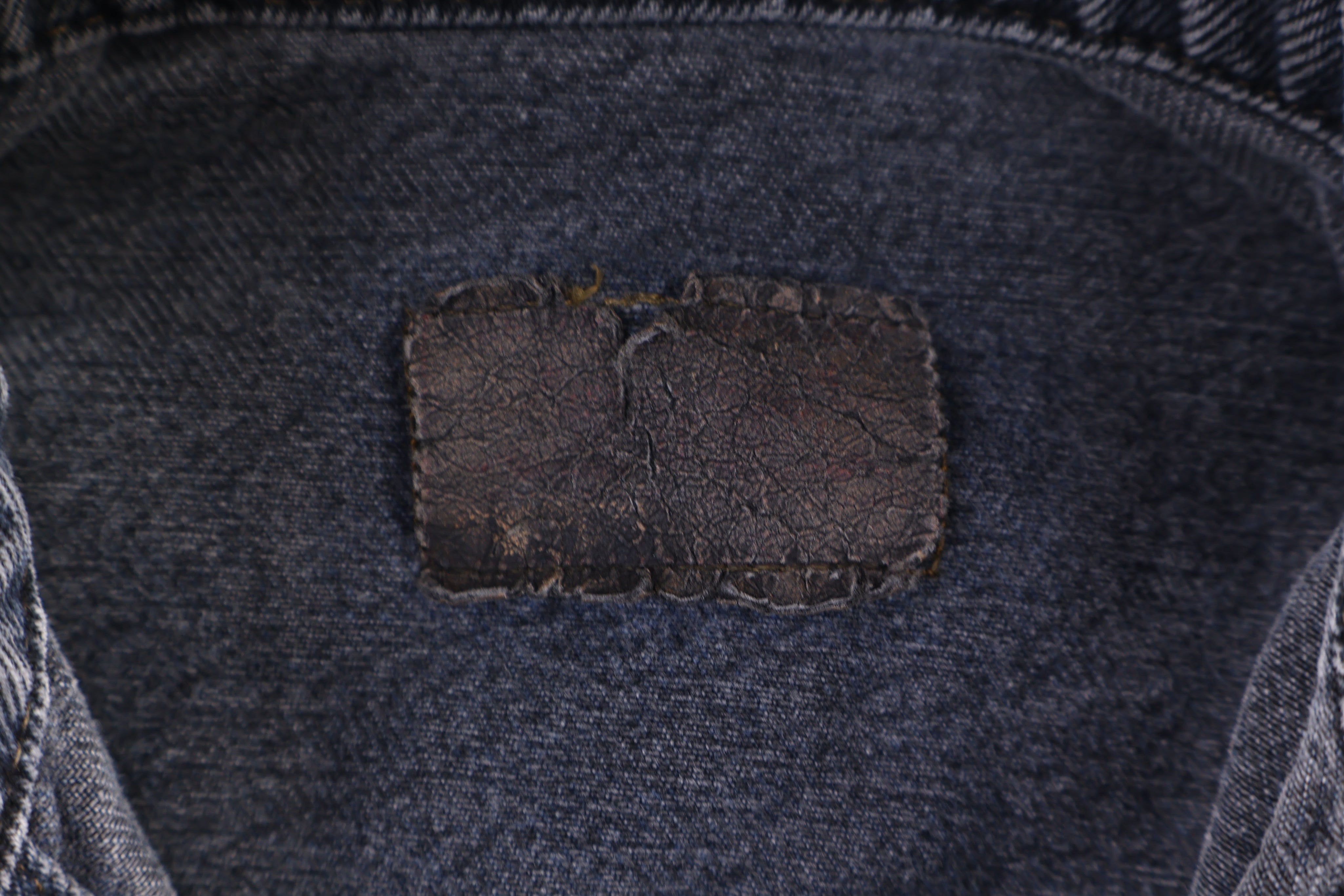 Youth Vintage Levi's Black Denim Trucker Jacket