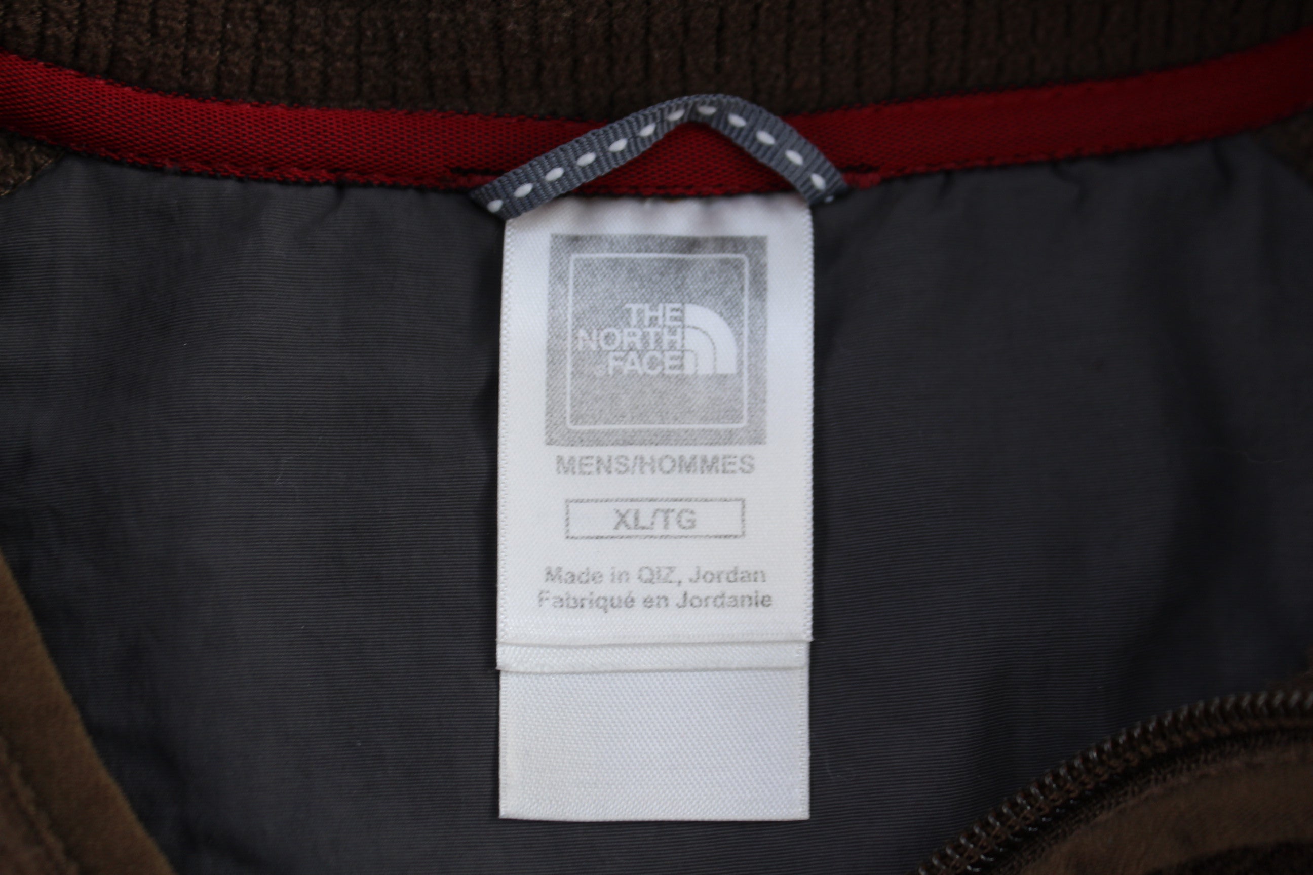 The North Face Brown Waffle Quarter Zip Sweater