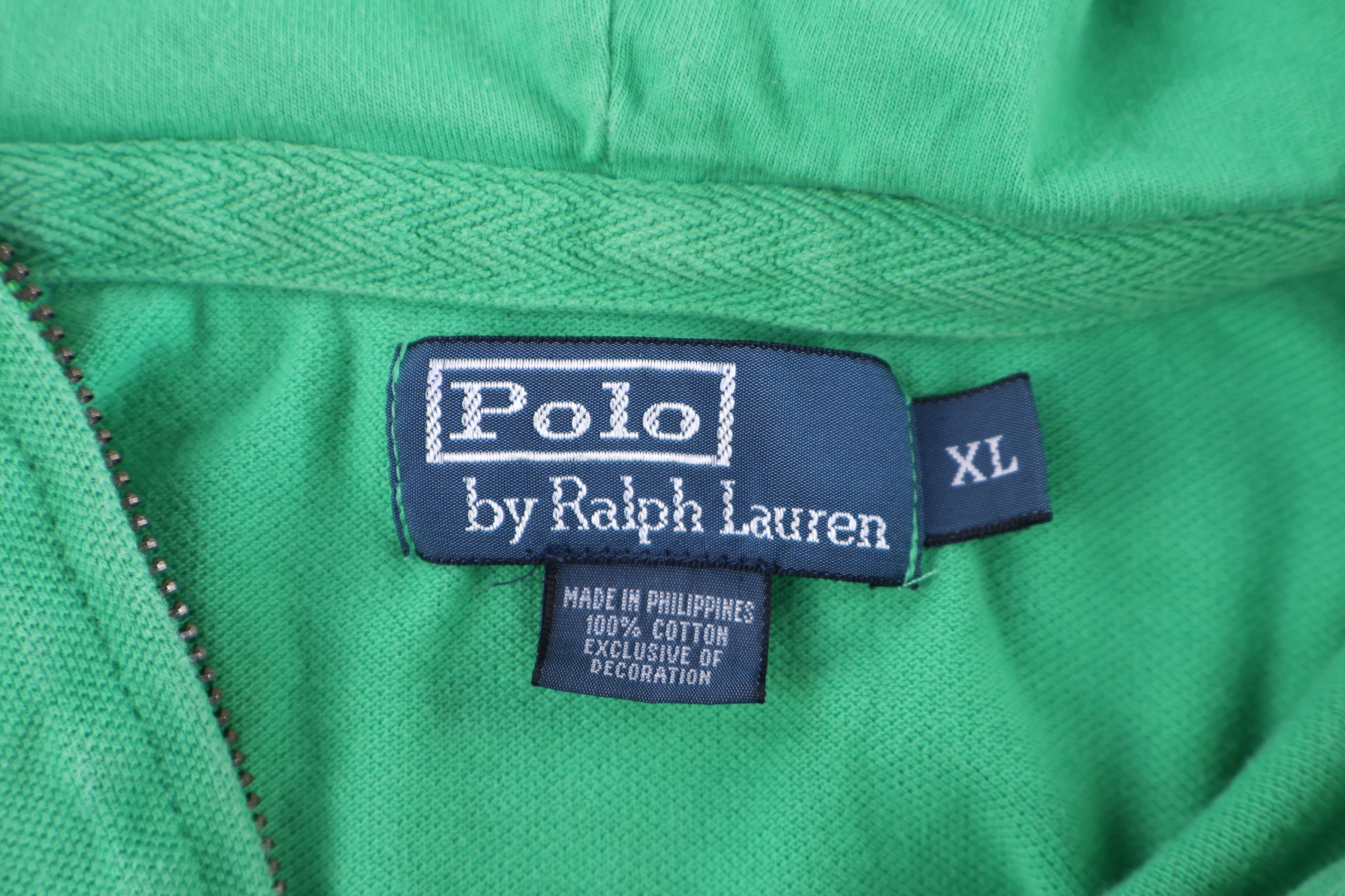 Polo by Ralph Lauren Embroidered Logo Full Zip Sweater