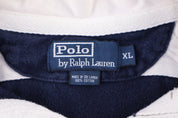 Polo by Ralph Lauren Embroidered Logo Blue & White LS Button Up