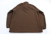 The North Face Brown Waffle Quarter Zip Sweater
