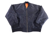 90's NXP MA-1 Reversible Full Zip Bomber Jacket