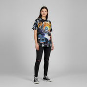 1992 Def Leppard All Over Graphic T-shirt