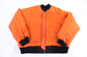 90's NXP MA-1 Reversible Full Zip Bomber Jacket