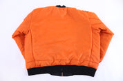 90's NXP MA-1 Reversible Full Zip Bomber Jacket