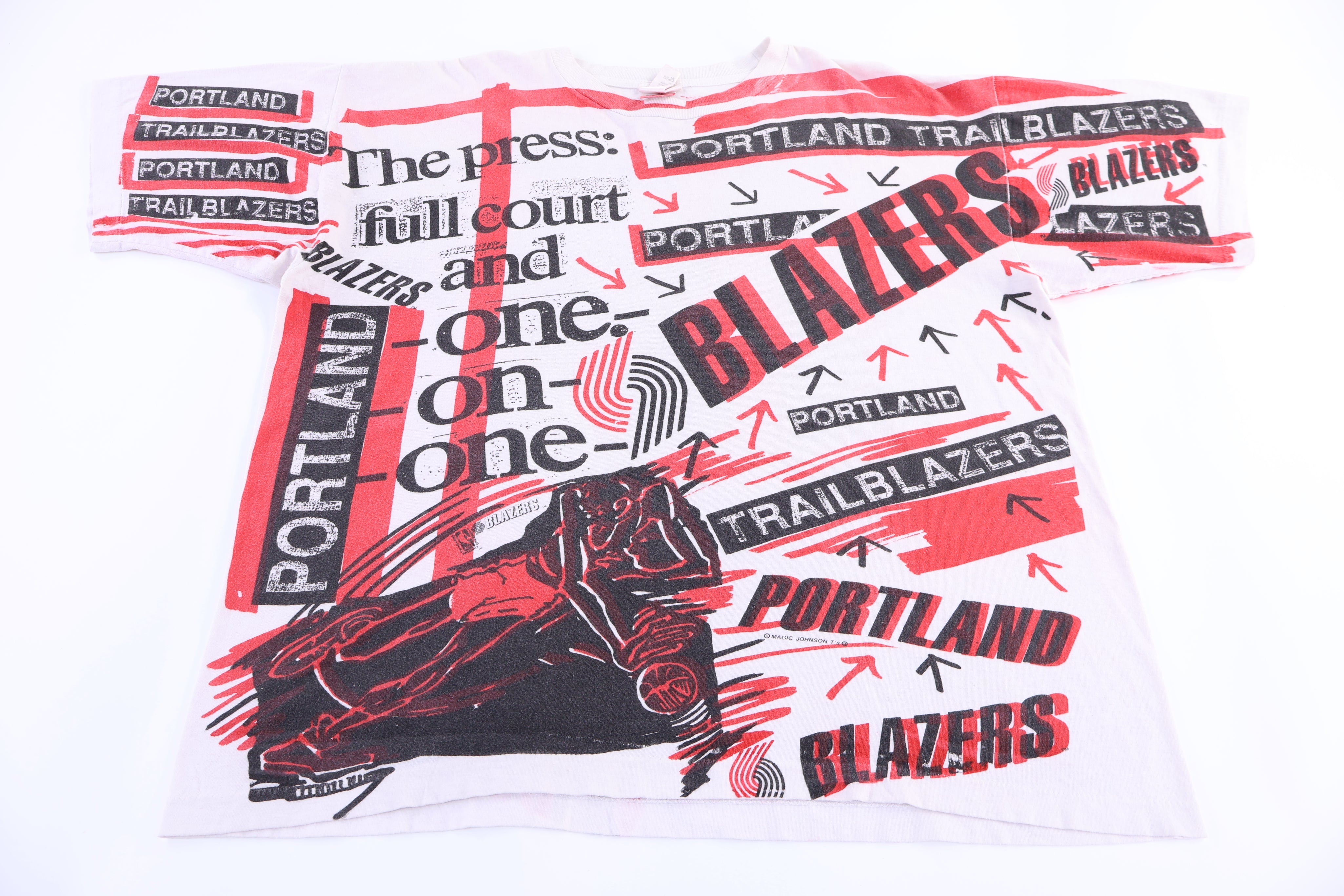 90's Portland Trail Blazers Basketball T-shirt