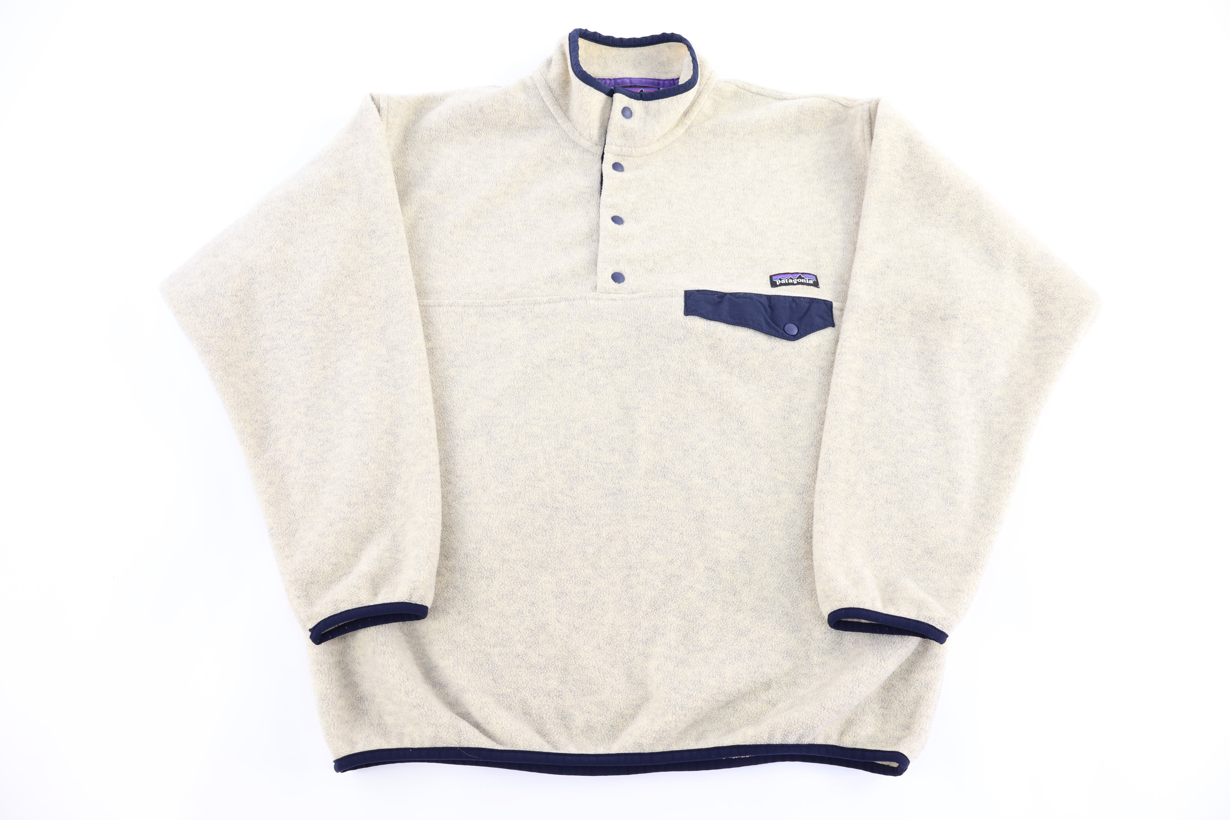 Patagonia Synchilla Logo Patch Snap-T Fleece Pullover