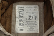 Aeropostale Tan Full Zip Jacket