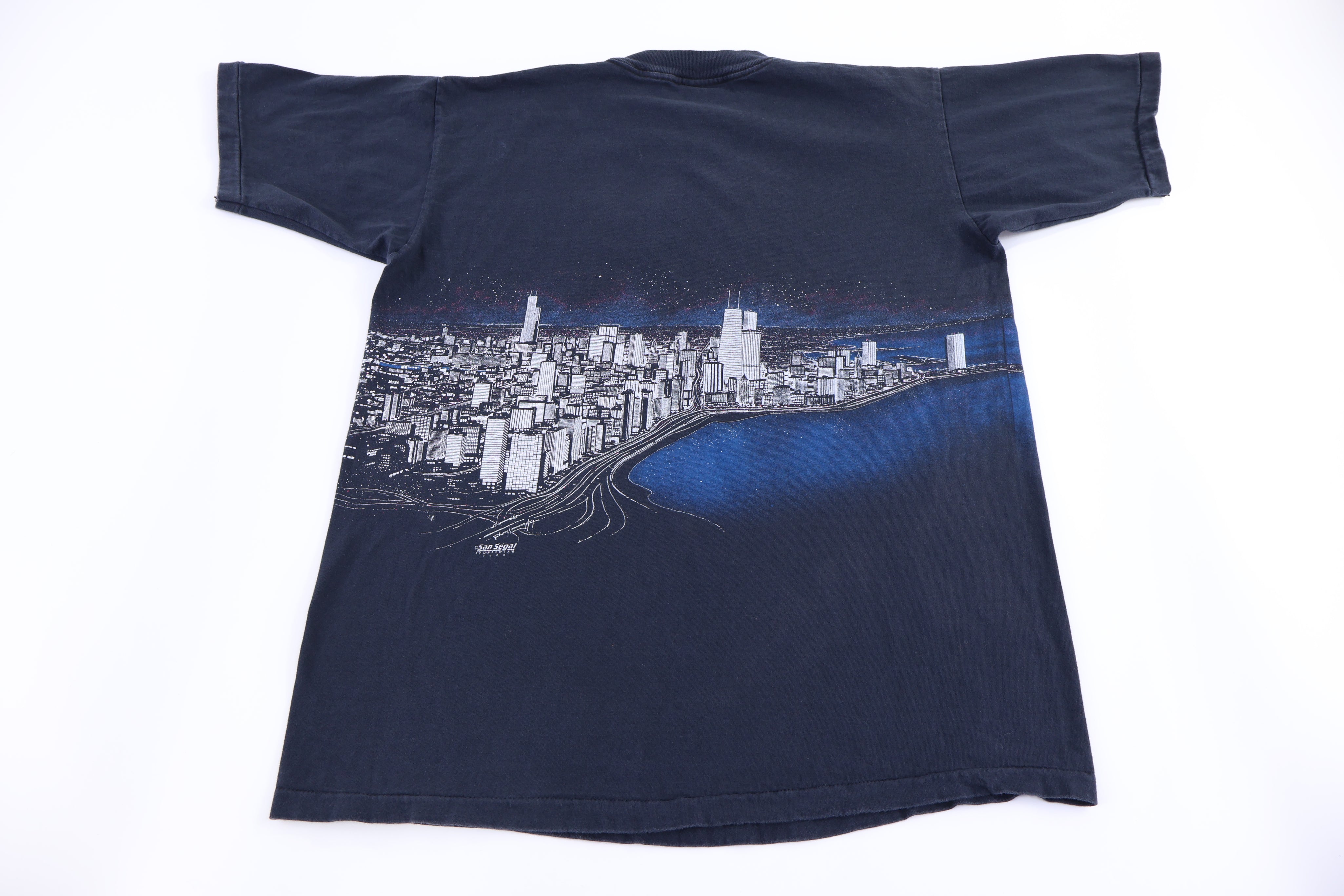 90's Chicago All Over Graphic T-shirt