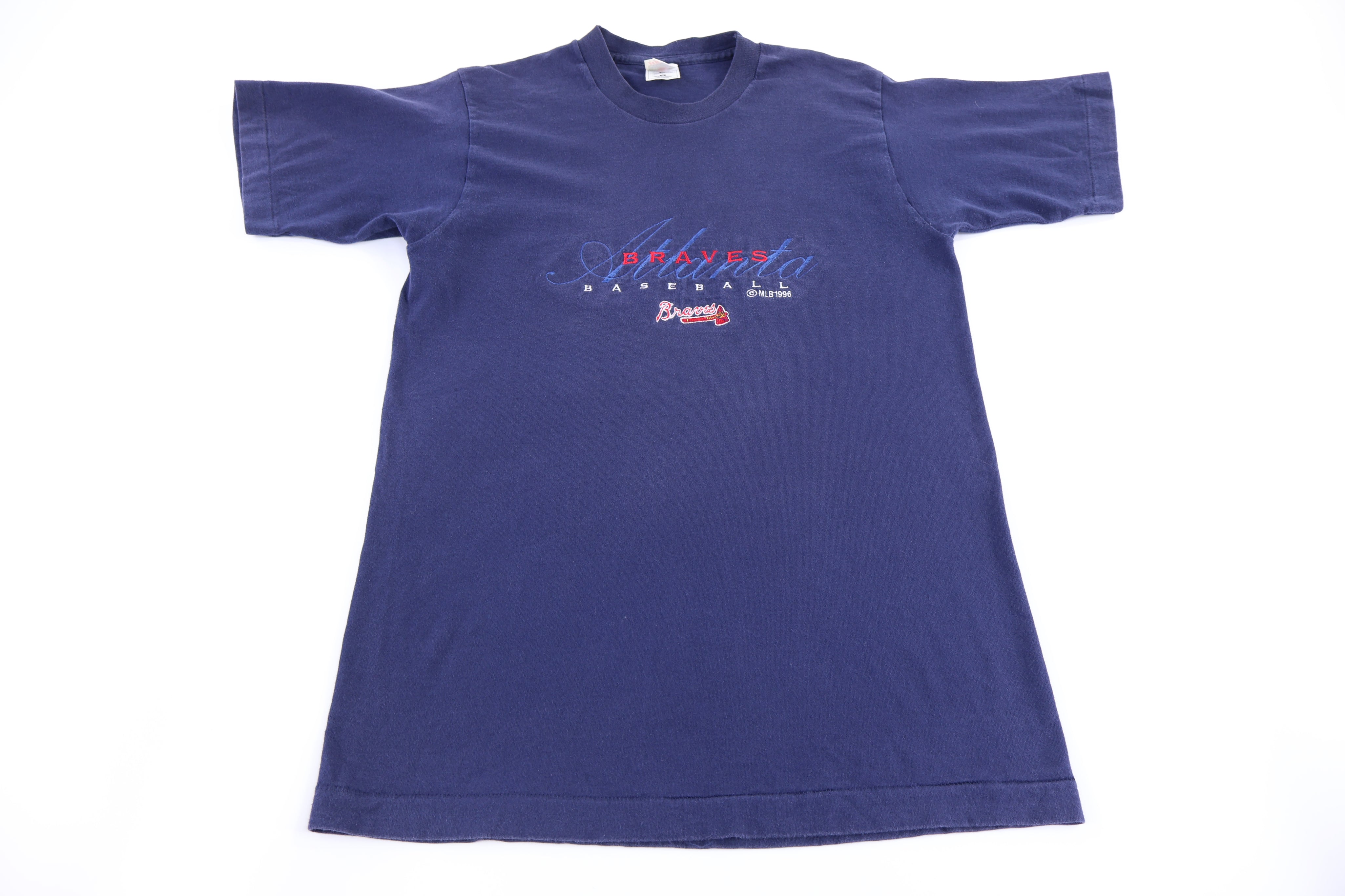1996 Atlanta Braves Baseball Embroidered T-shirt