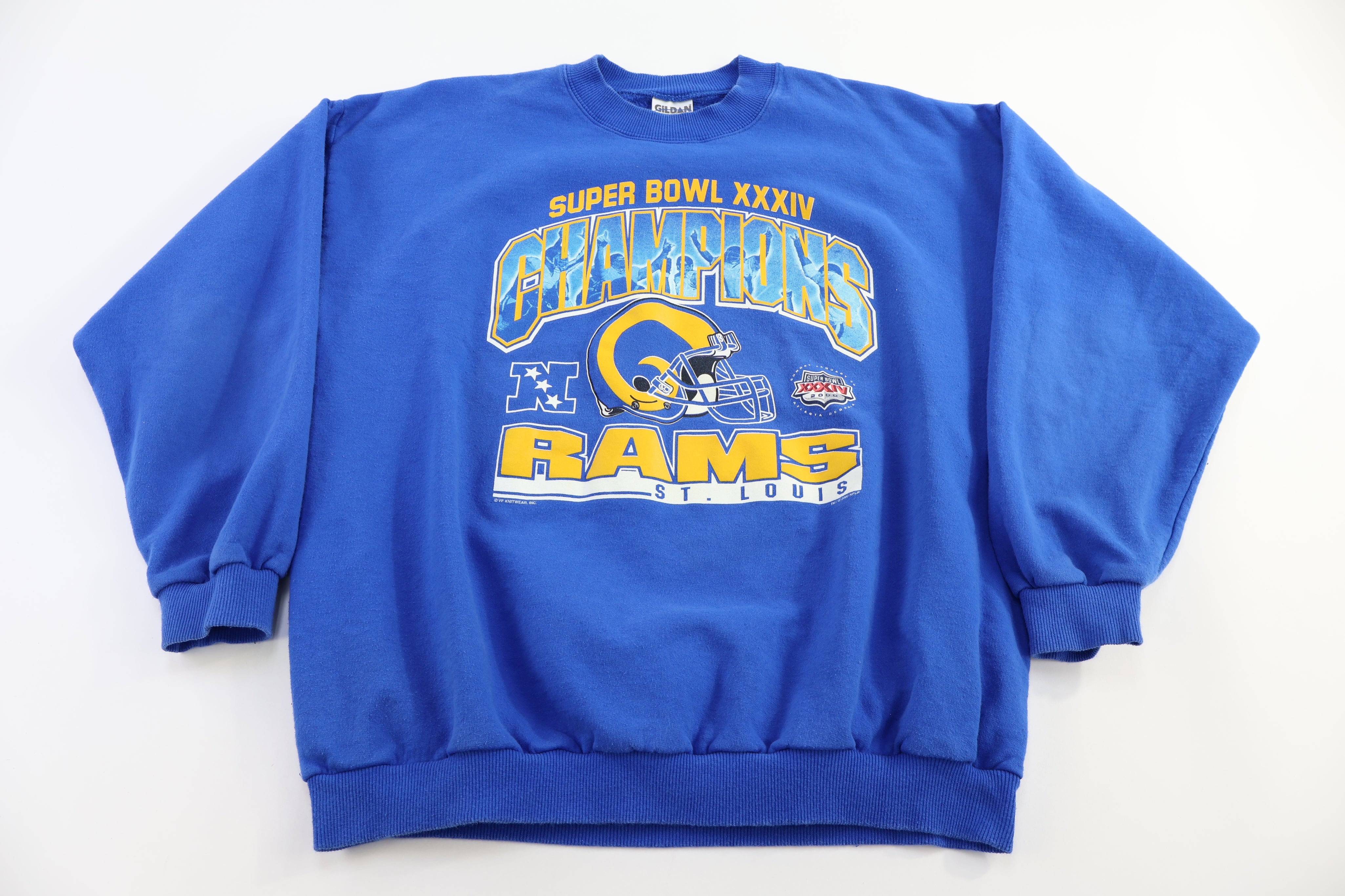 2000 St. Louis Rams Super Bowl Champions Sweatshirt