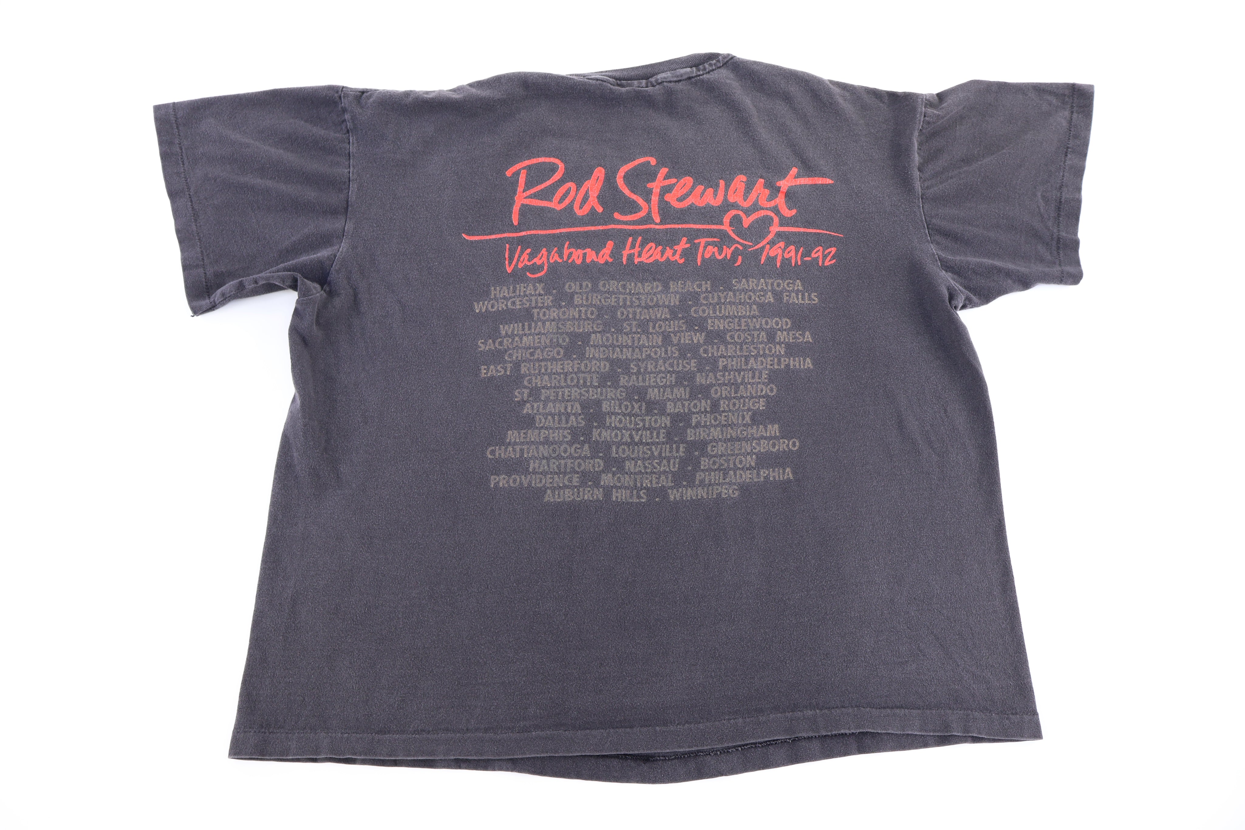 1991/92 Rod Stewart Vagabond Heart Tour T-shirt