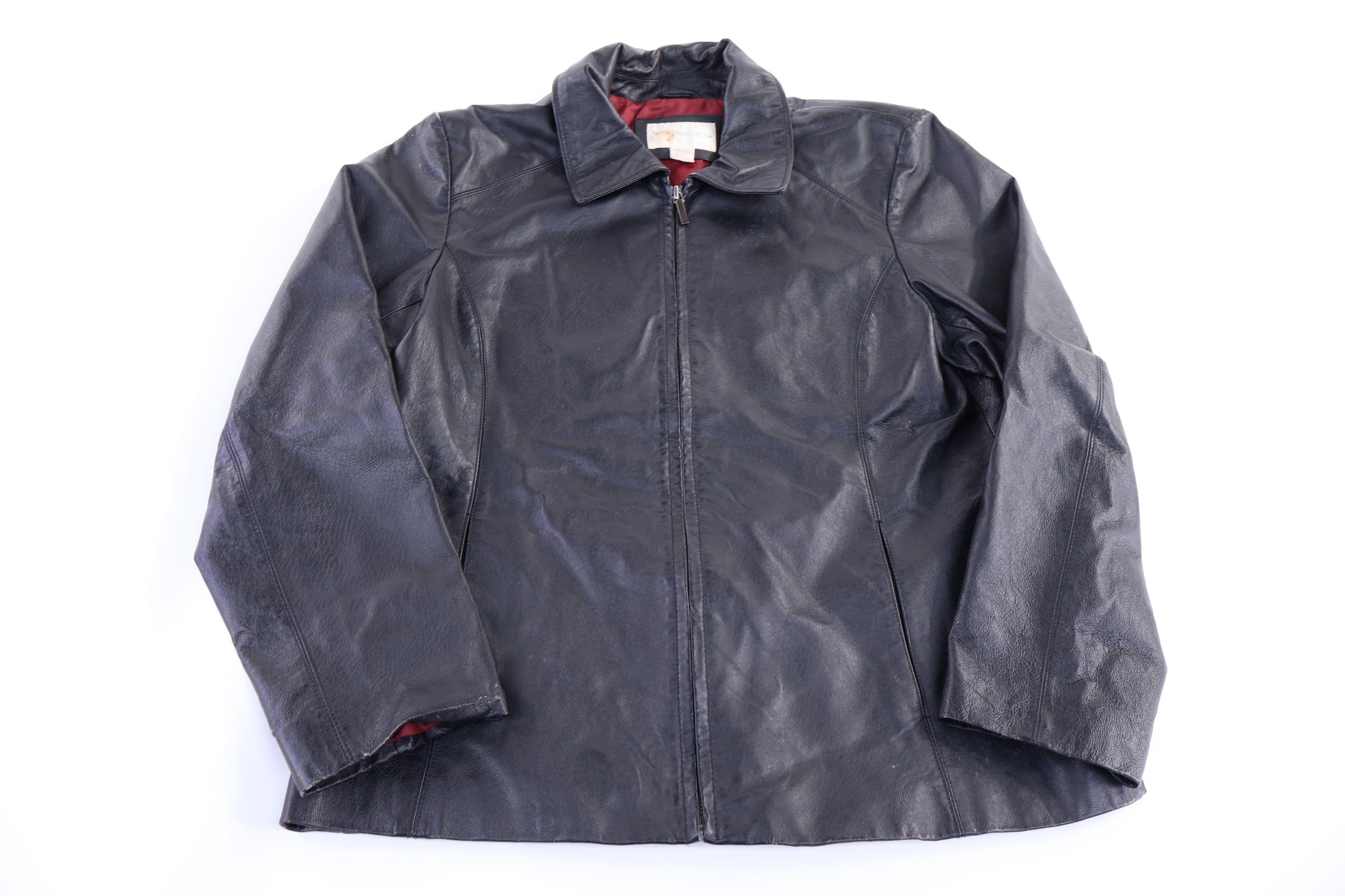 Women's Worthington Black Leather Jacket