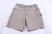 Carhartt Logo Patch Tan Shorts