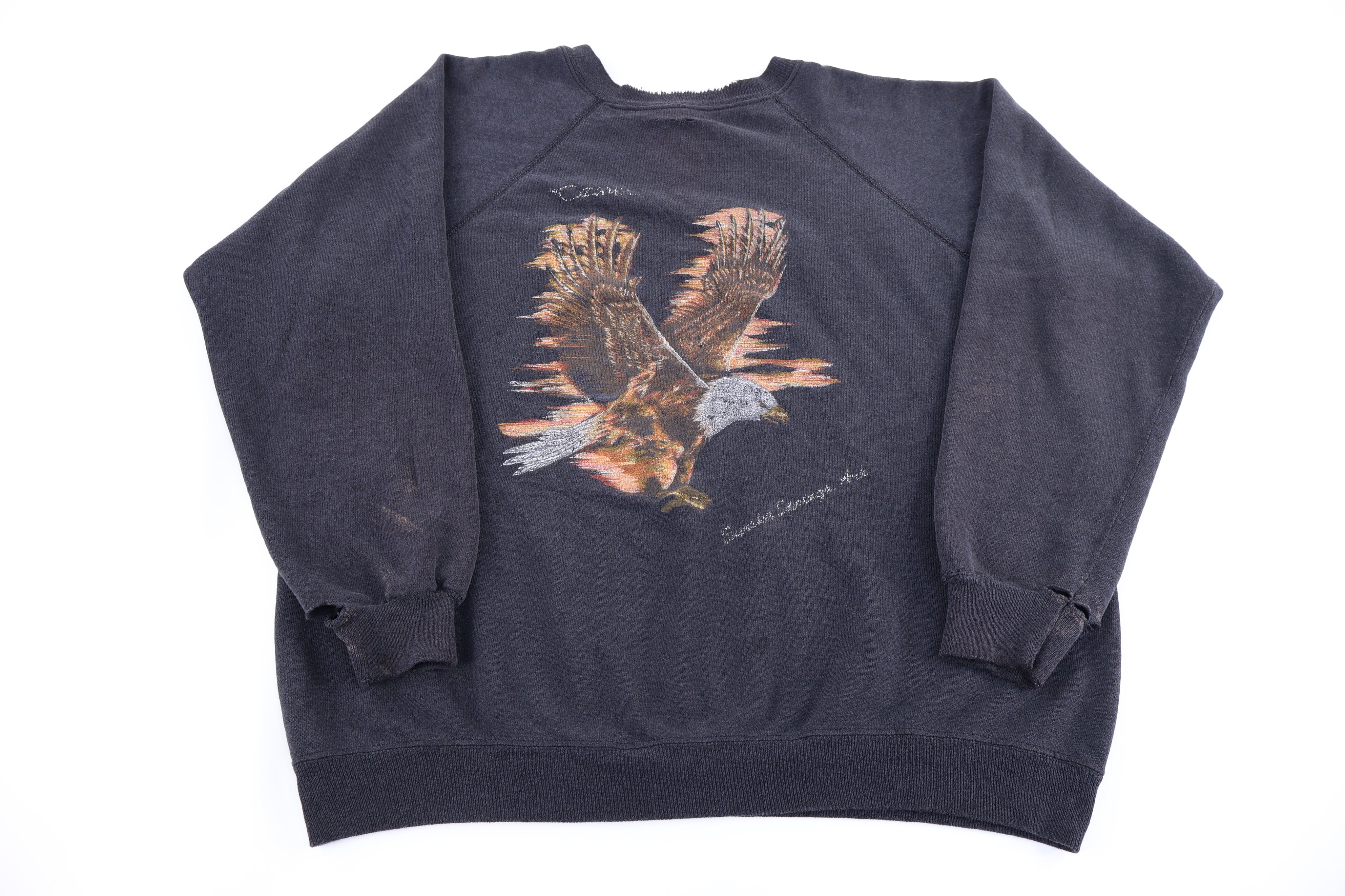 80's Arkansas Eagle Graphic Sweatshirt