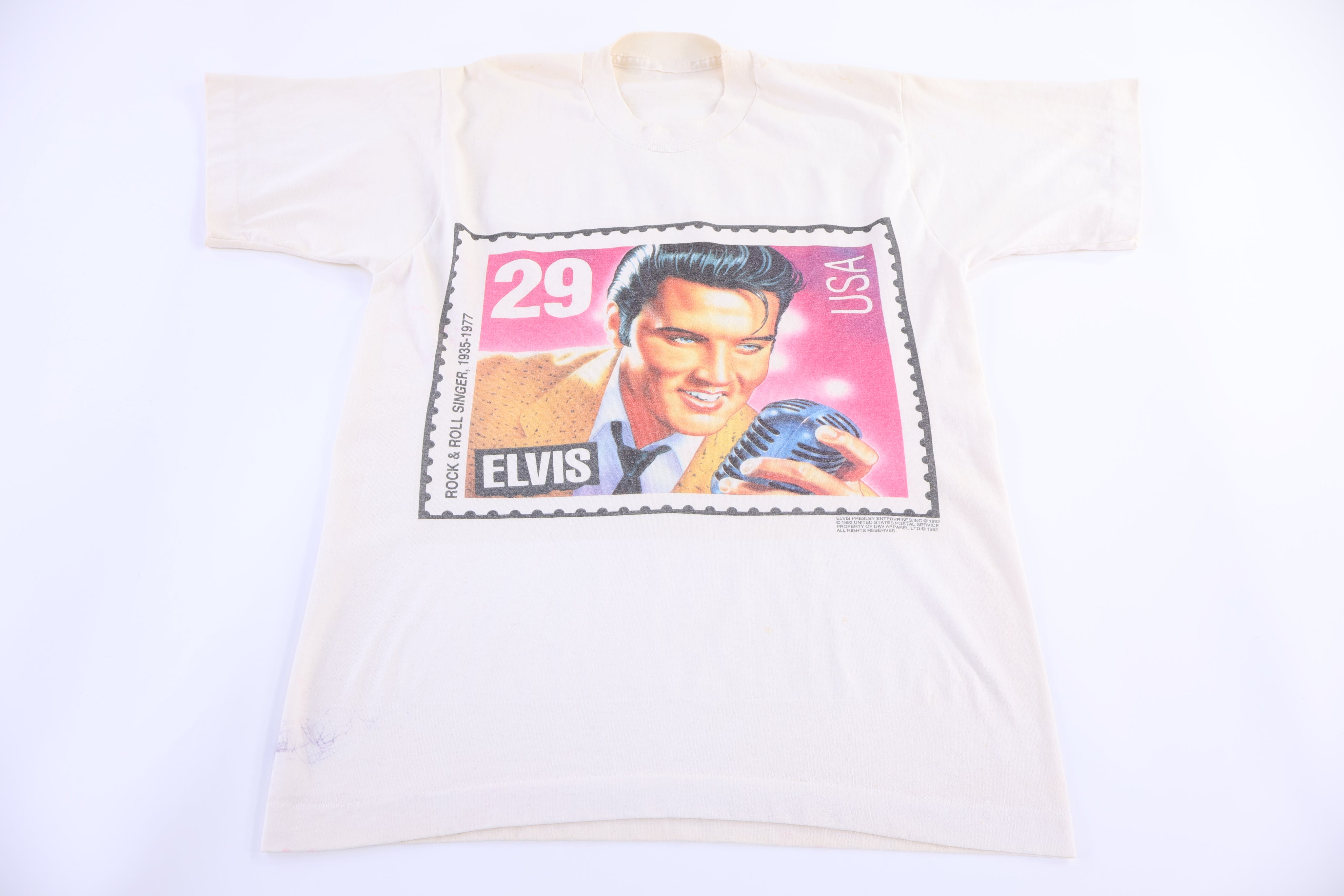 90's Elvis Presley Stamp Graphic T-shirt