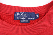 Polo by Ralph Lauren Embroidered Logo Red Sweater