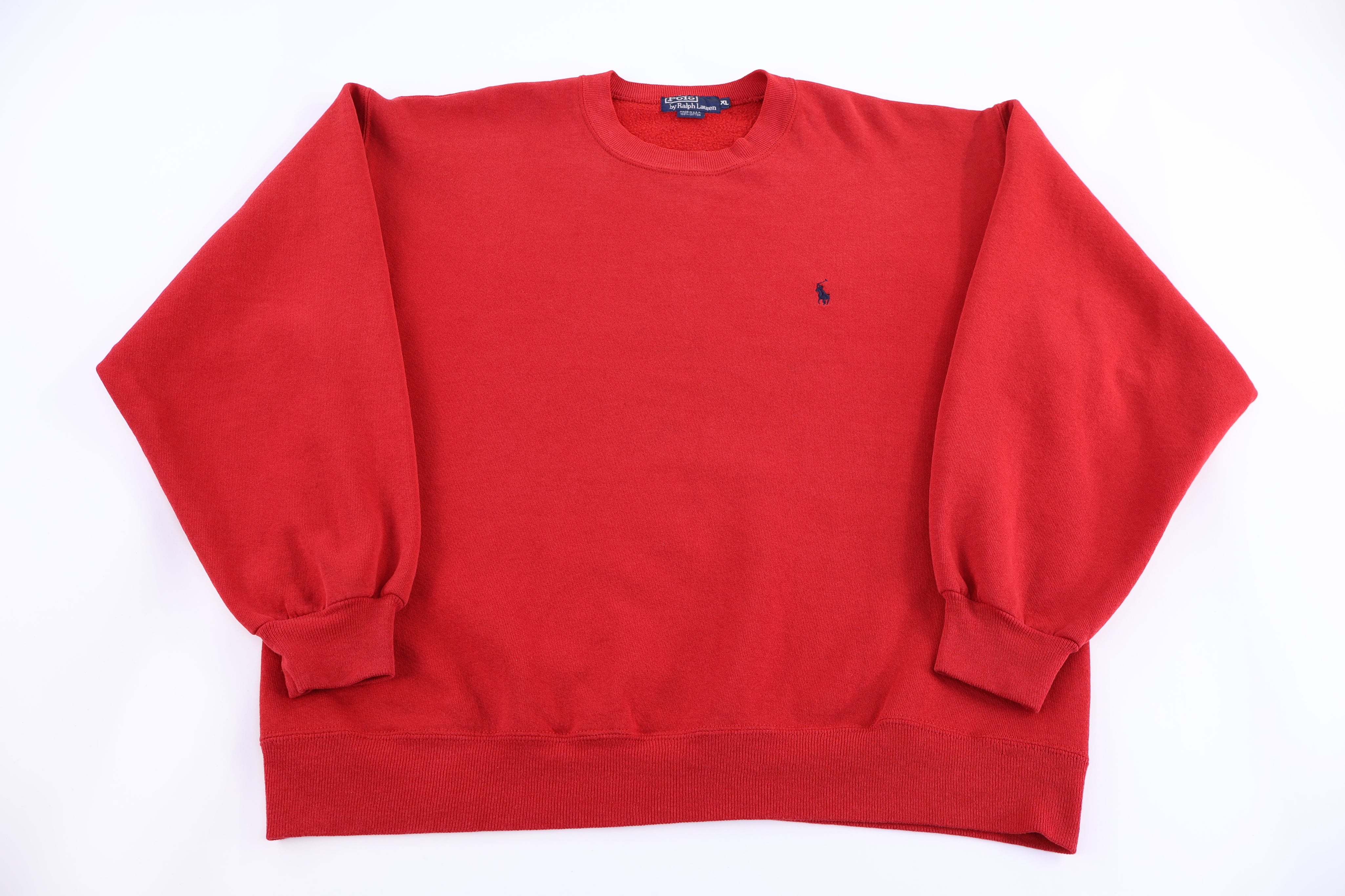 Polo by Ralph Lauren Embroidered Logo Red Sweater