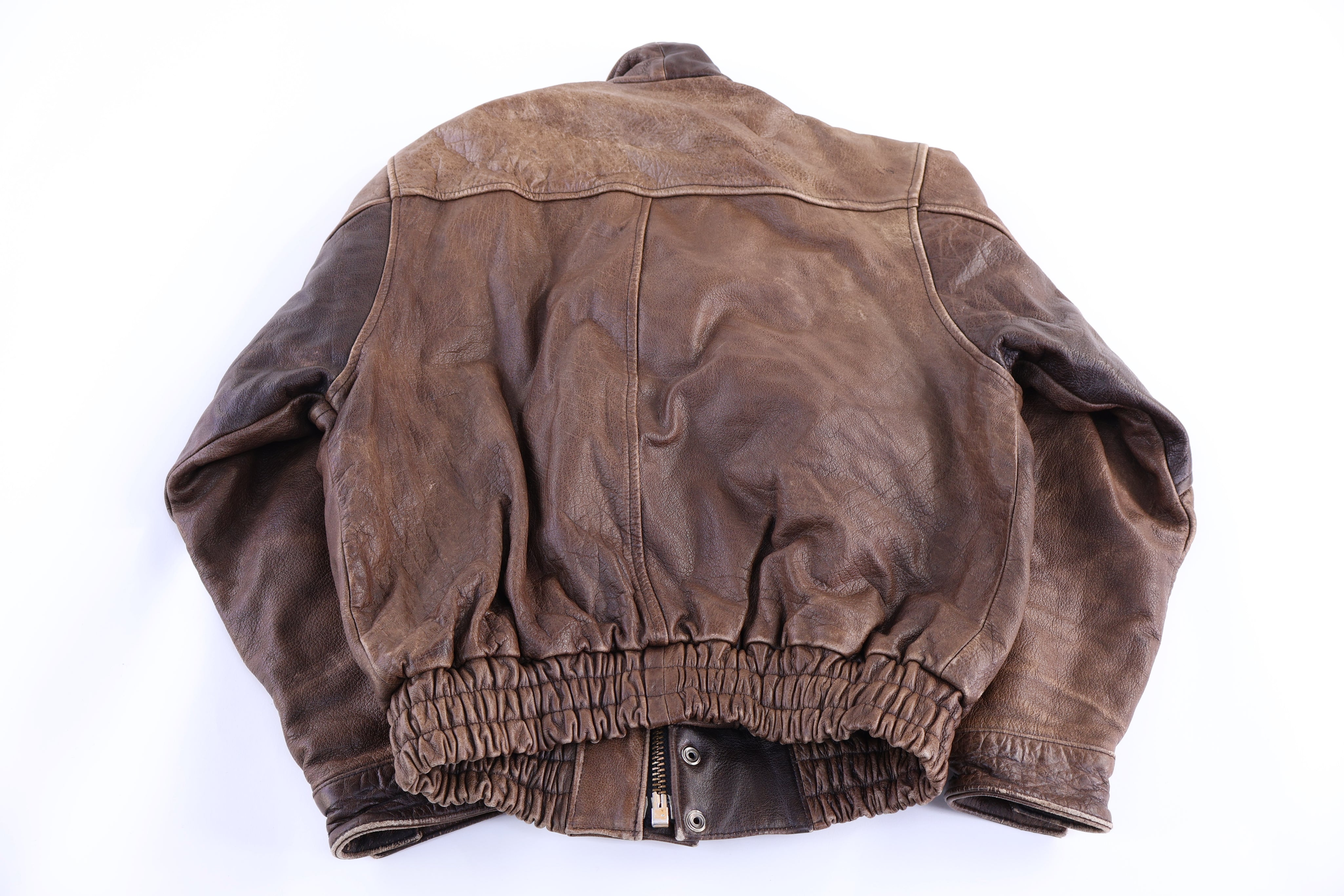 90's Manzoor Brown Leather Jacket