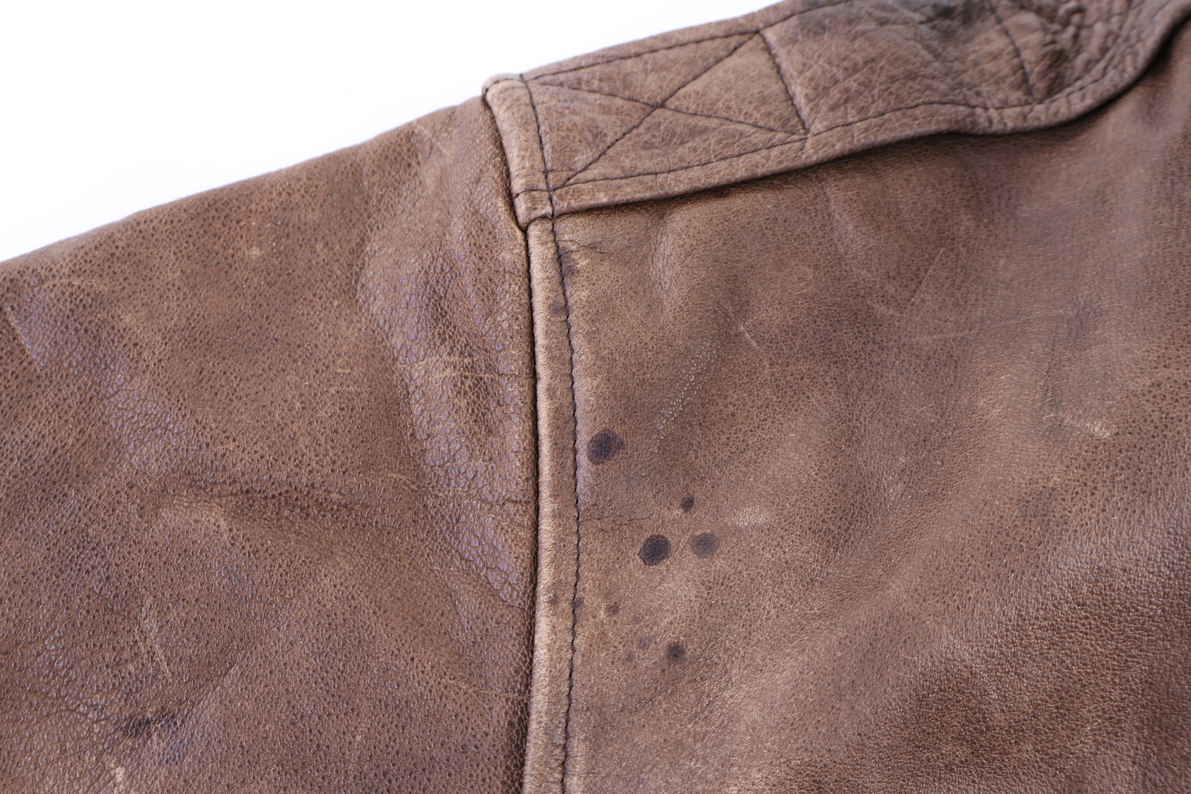 90's Manzoor Brown Leather Jacket