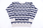 Vintage Towncraft Multipattern Knit Sweater
